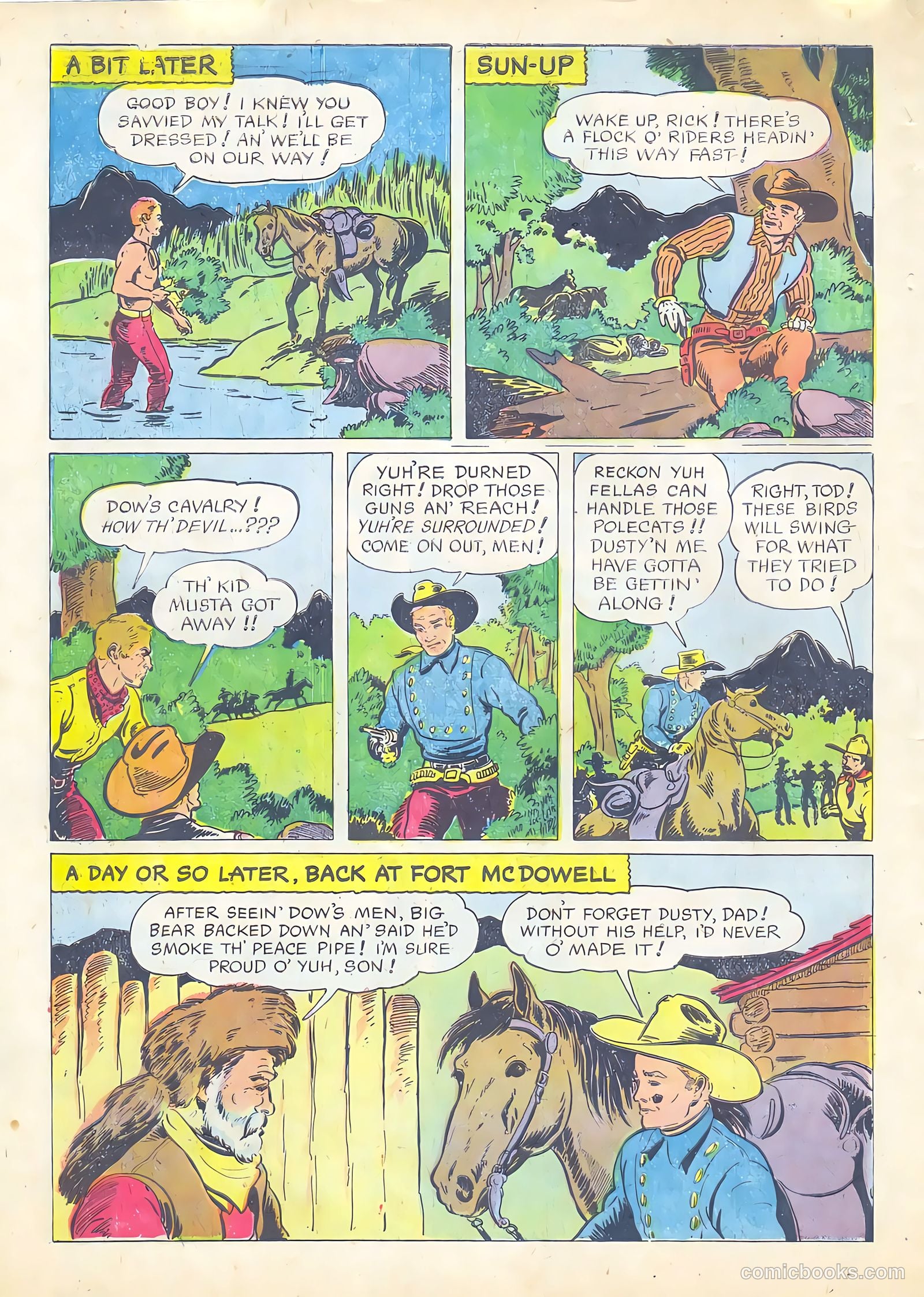 Gene Autry Comics #13 — page 34 of 36