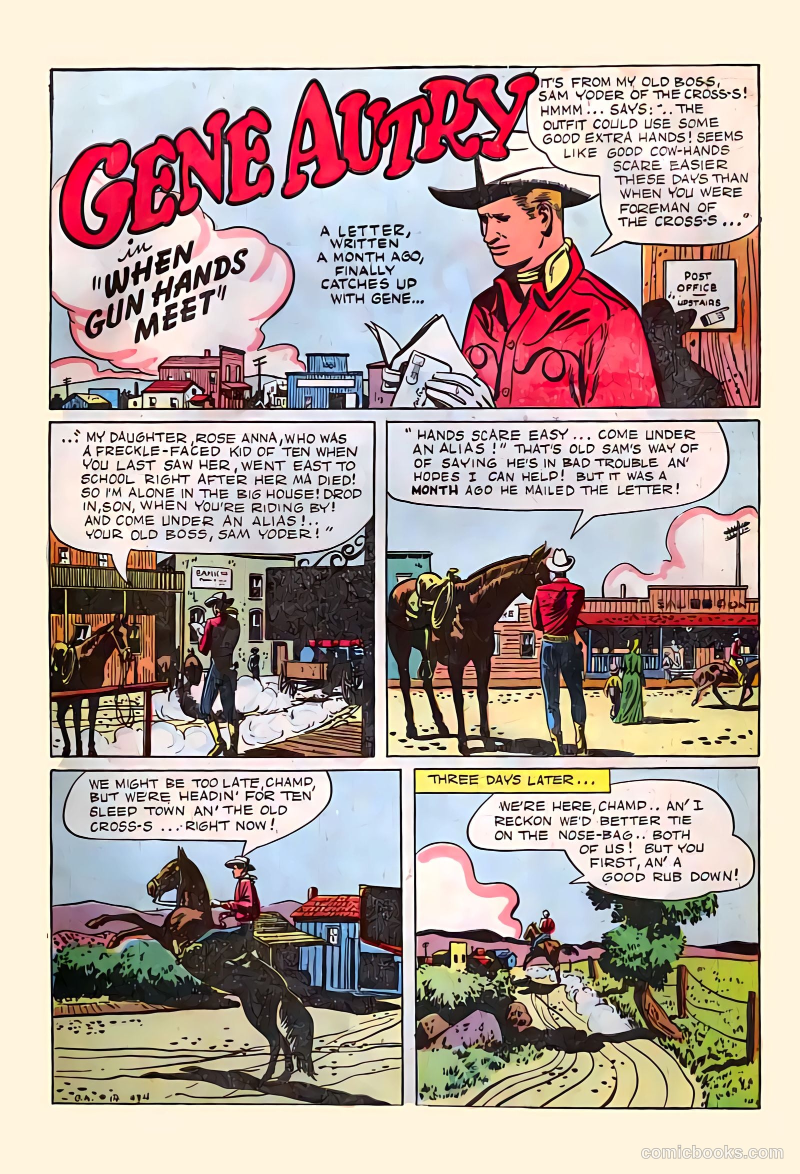 Gene Autry Comics #14 — page 3 of 35