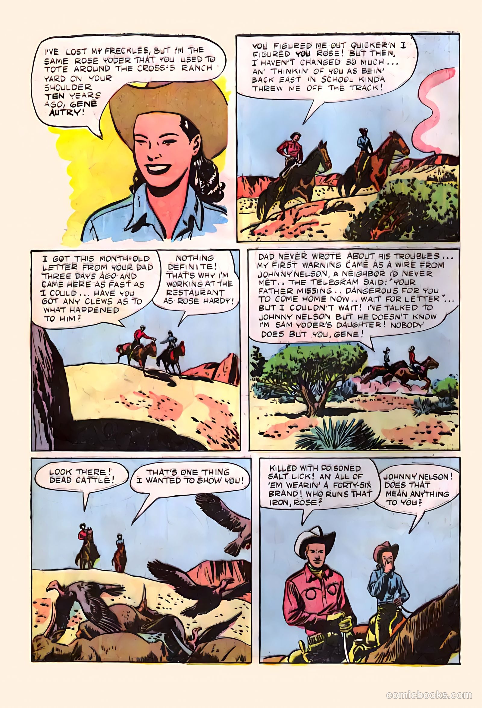 Gene Autry Comics #14 — page 8 of 35