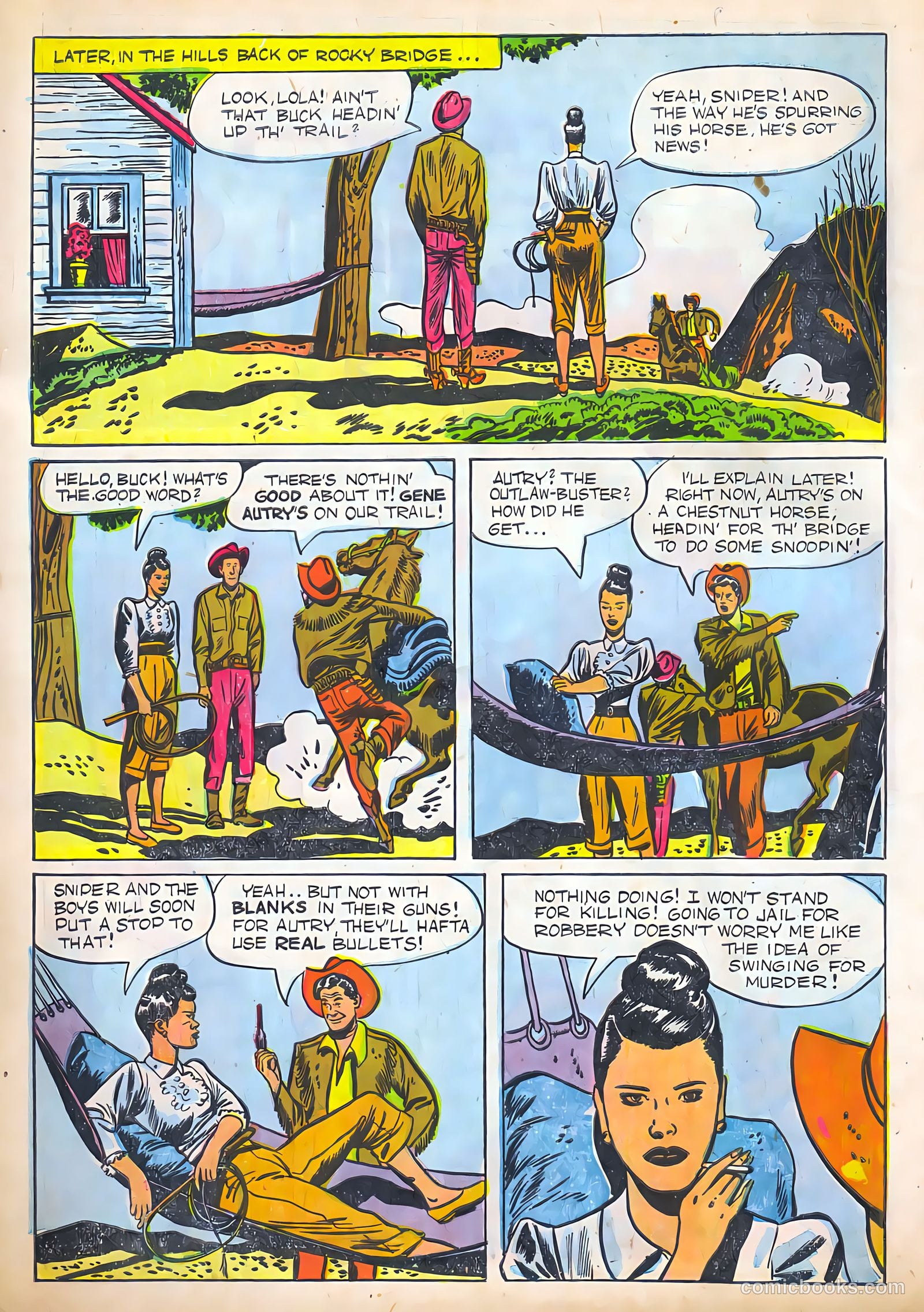 Gene Autry Comics #15 — page 10 of 36