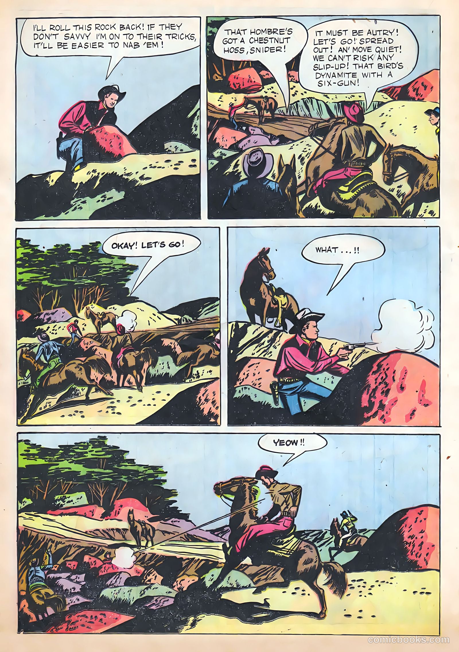 Gene Autry Comics #15 — page 16 of 36
