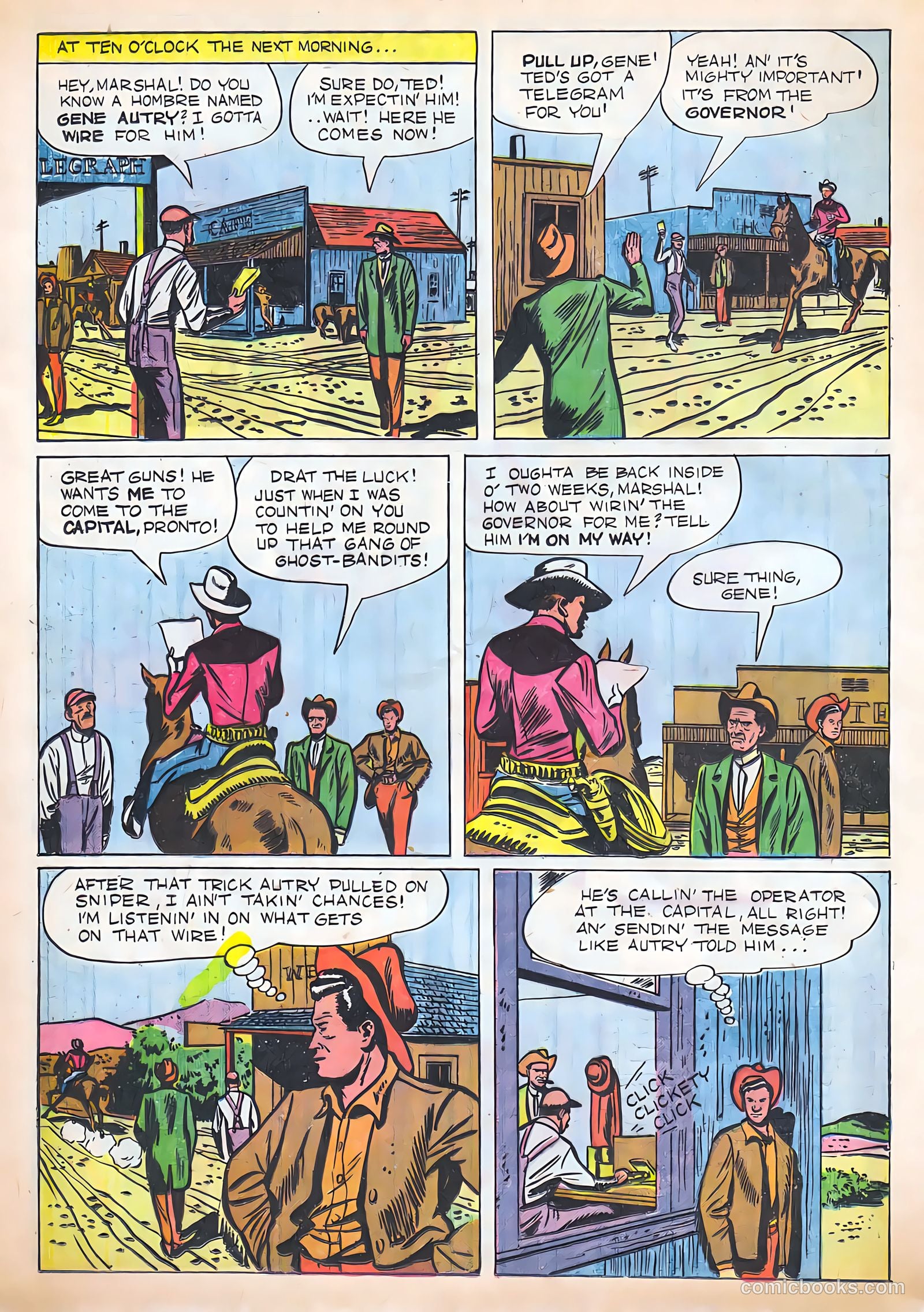 Gene Autry Comics #15 — page 20 of 36