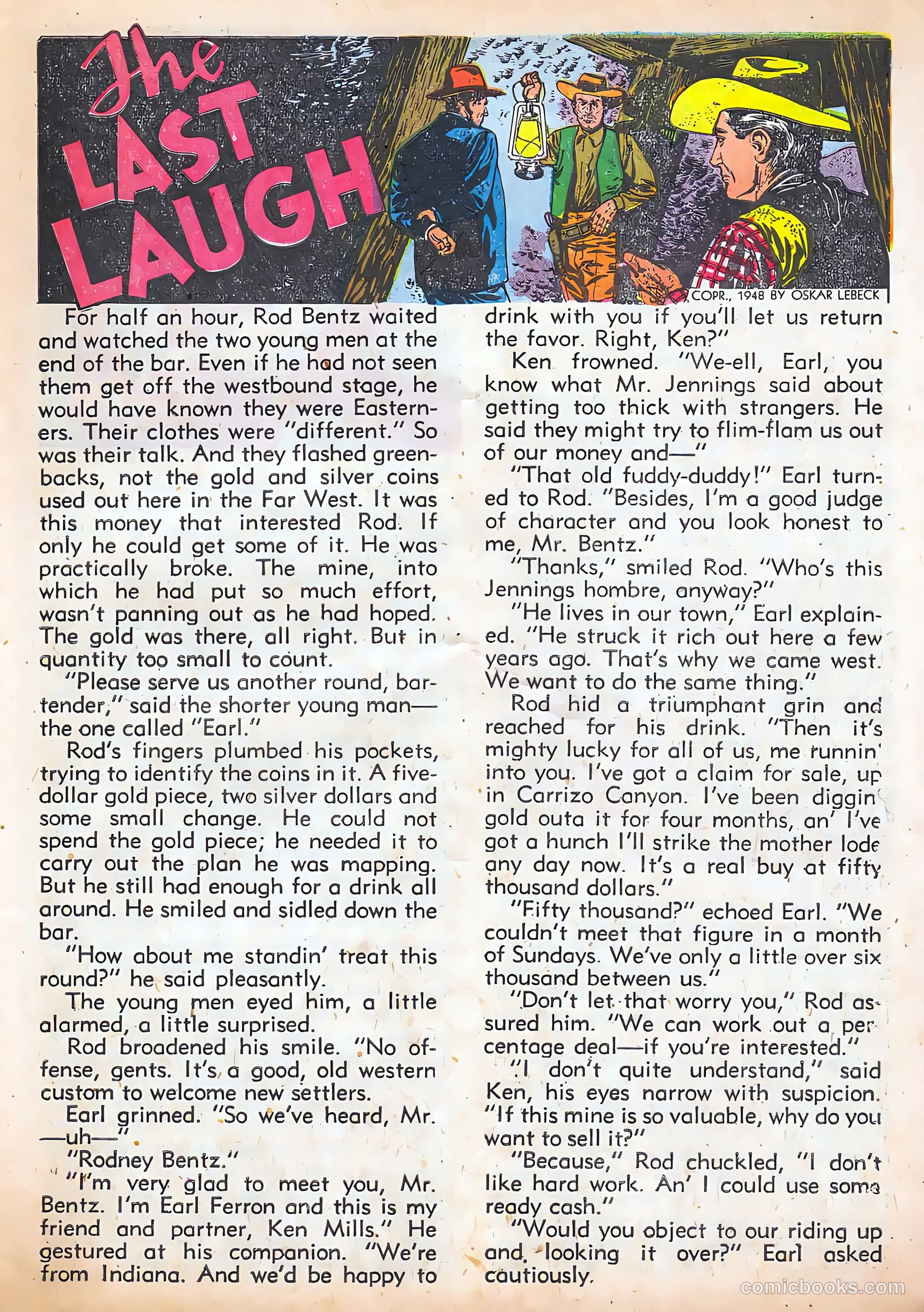 Gene Autry Comics #15 — page 27 of 36