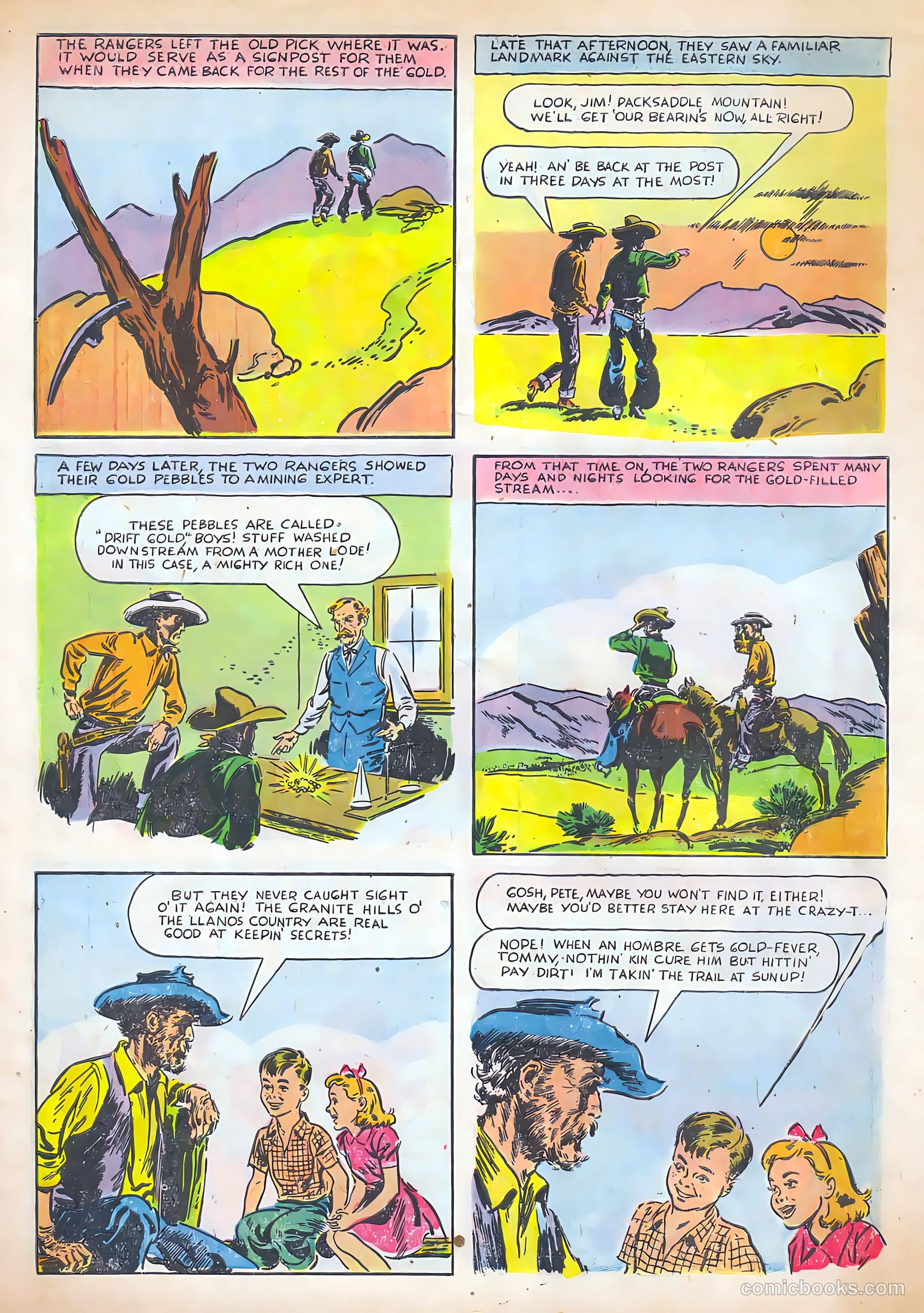 Gene Autry Comics #15 — page 34 of 36