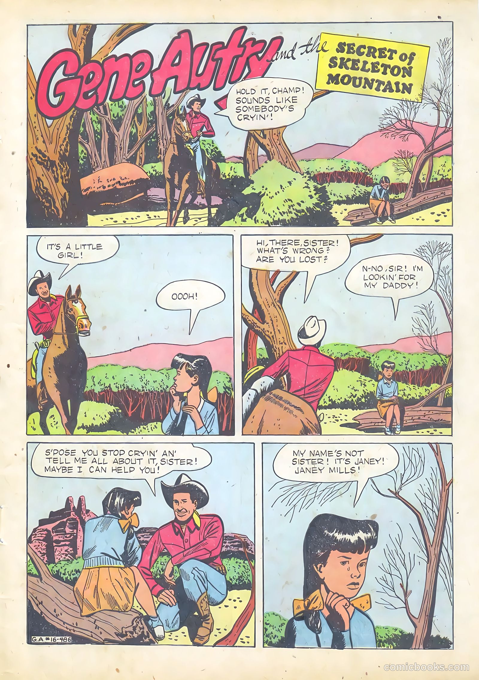 Gene Autry Comics #16 — page 3 of 36
