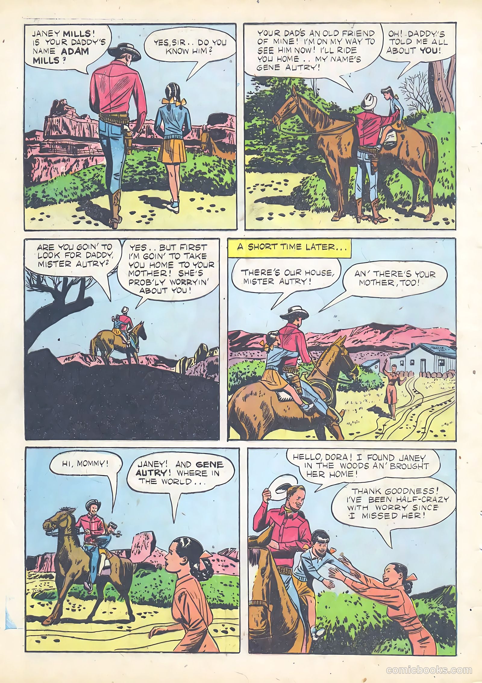 Gene Autry Comics #16 — page 4 of 36