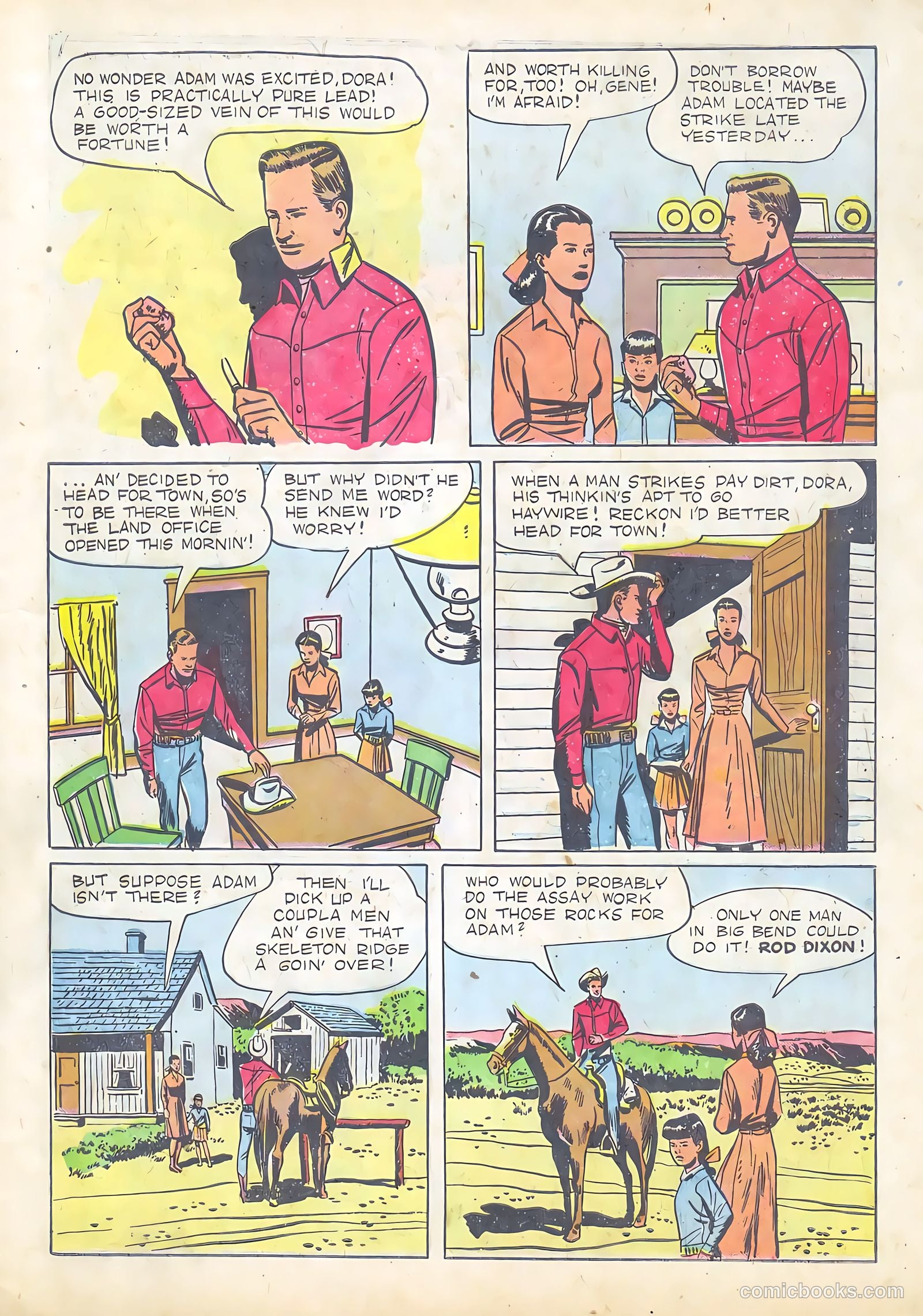 Gene Autry Comics #16 — page 7 of 36