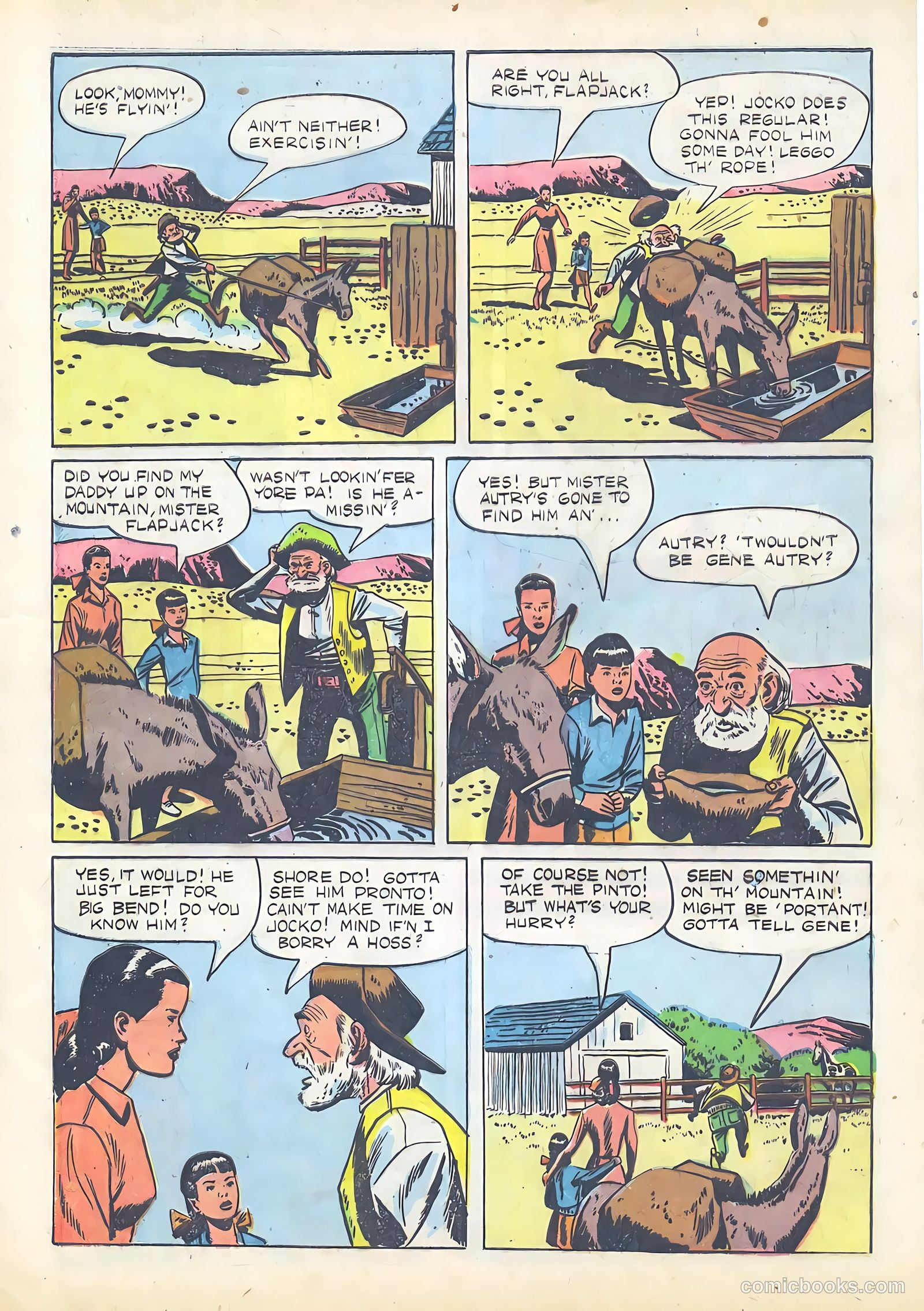 Gene Autry Comics #16 — page 9 of 36