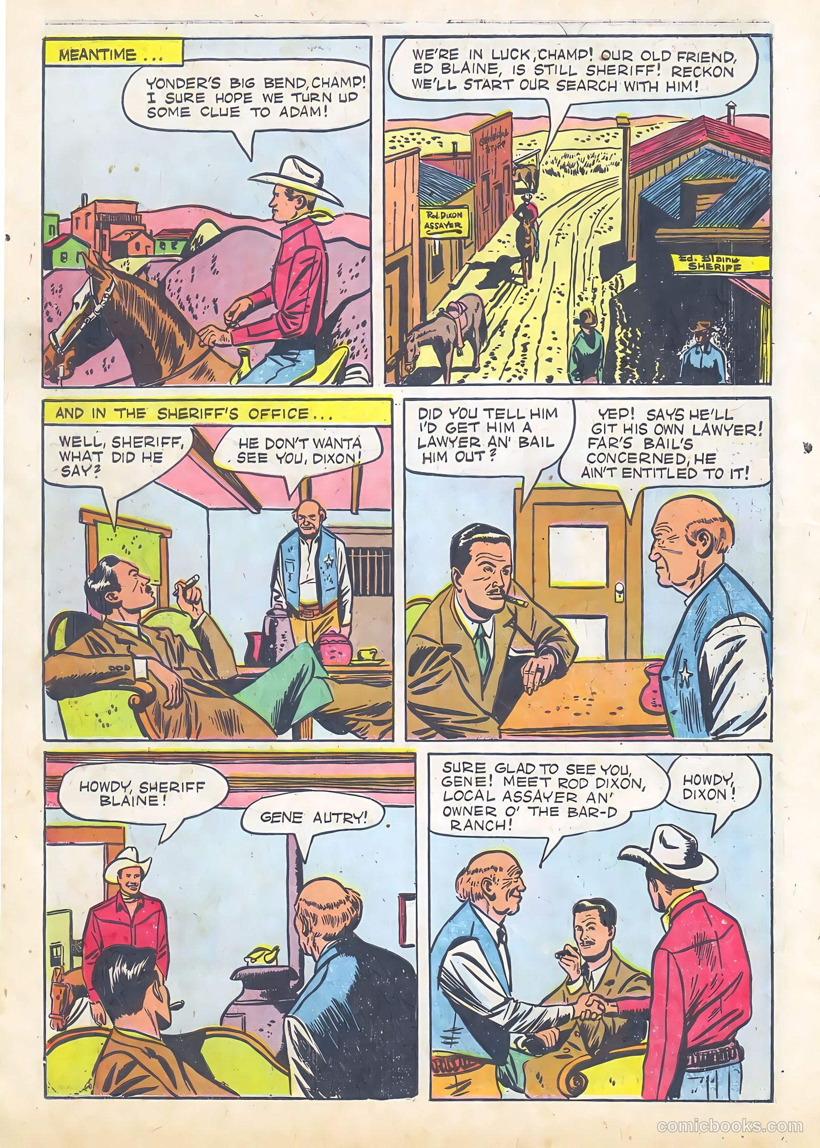 Gene Autry Comics #16 — page 10 of 36