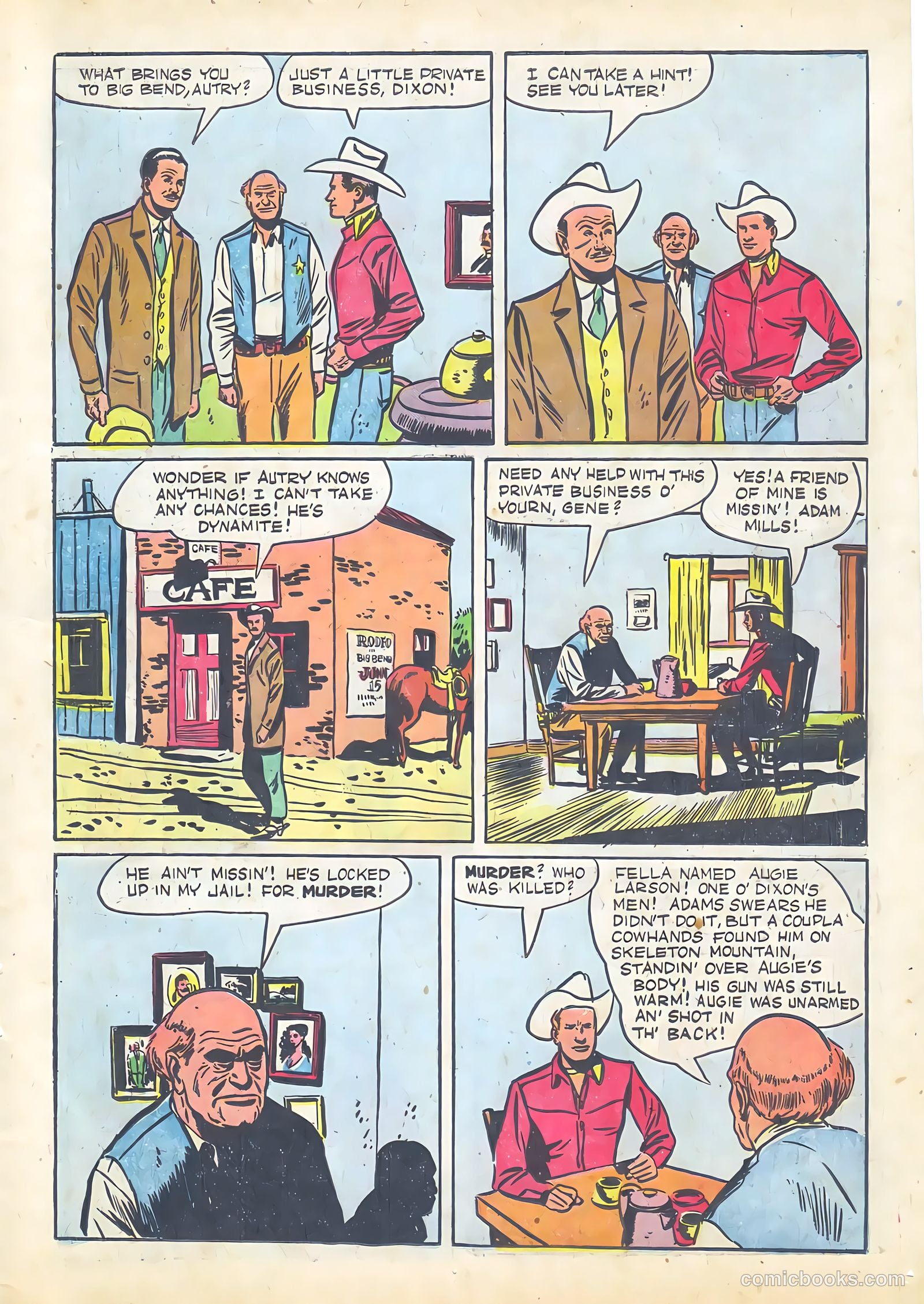 Gene Autry Comics #16 — page 11 of 36