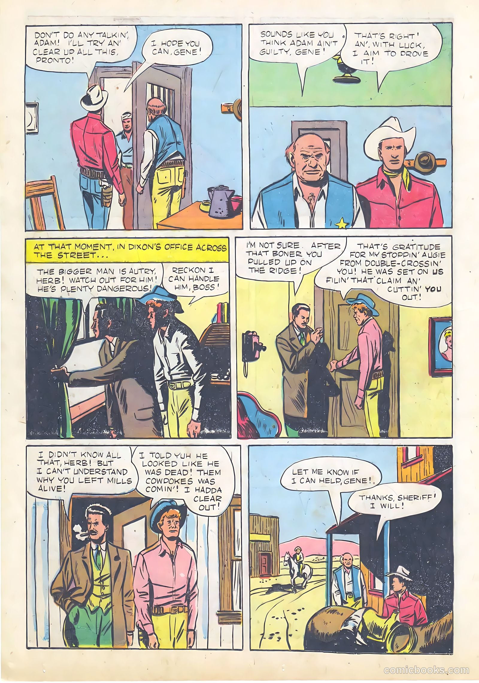 Gene Autry Comics #16 — page 16 of 36