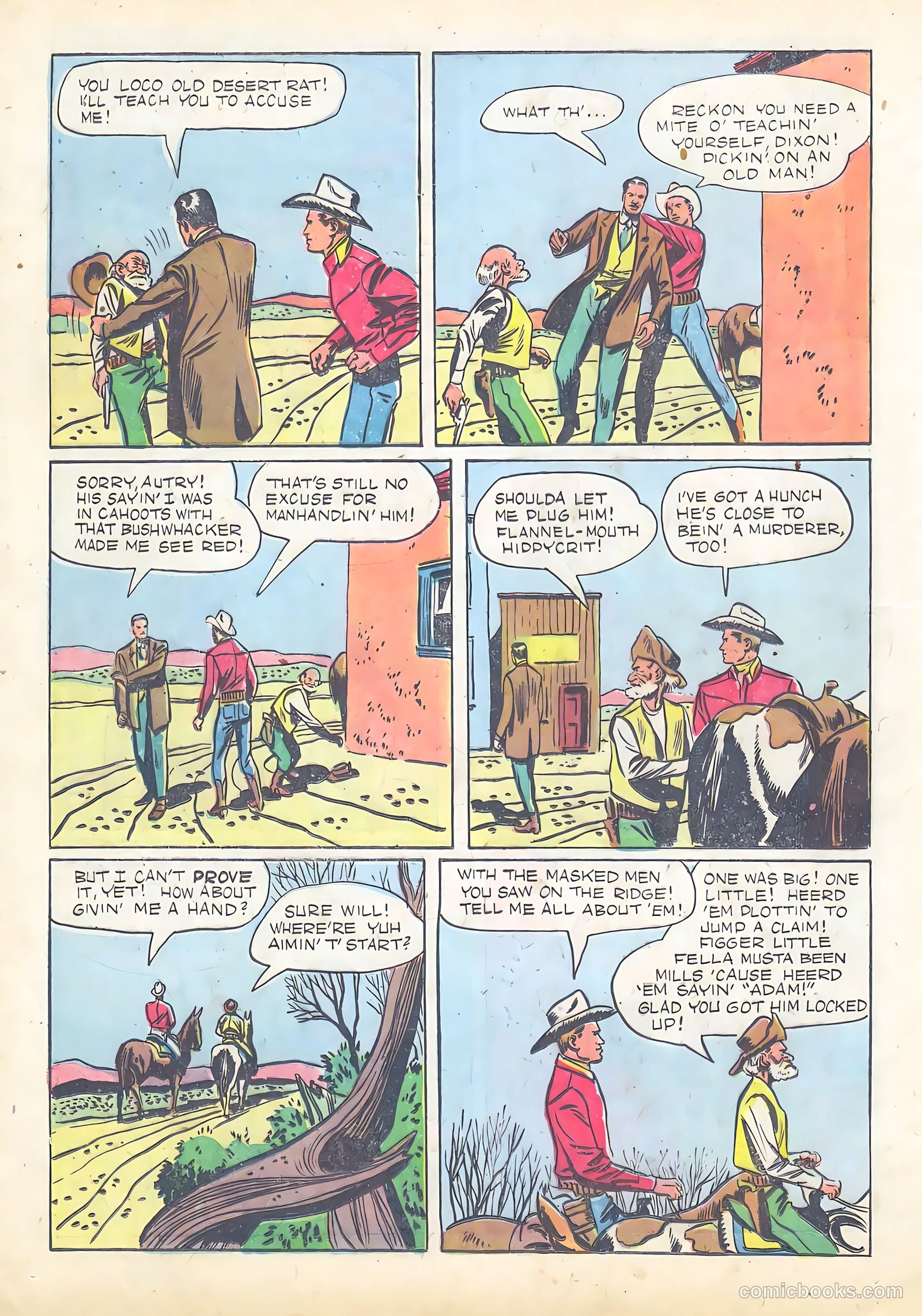 Gene Autry Comics #16 — page 20 of 36