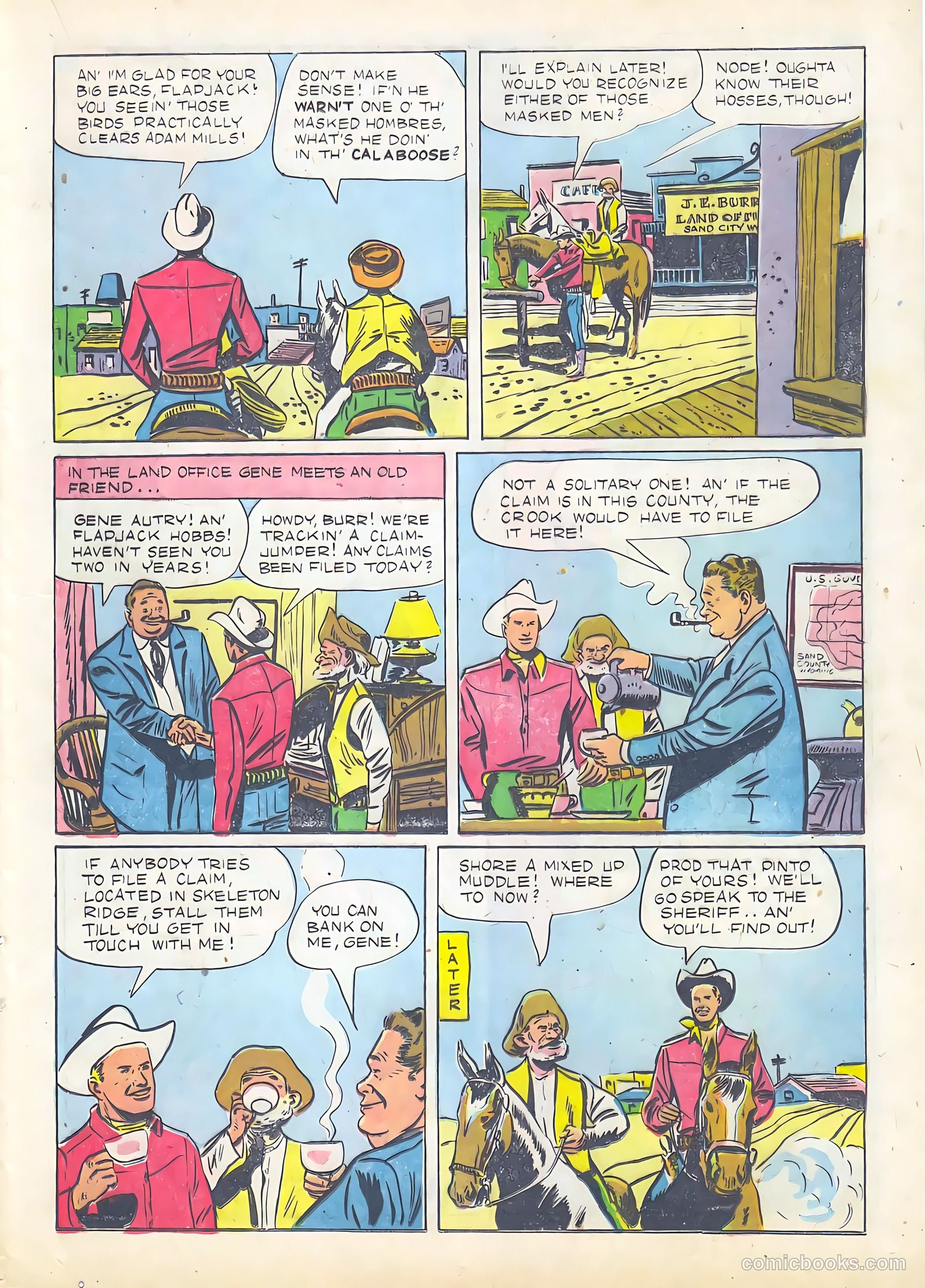 Gene Autry Comics #16 — page 21 of 36