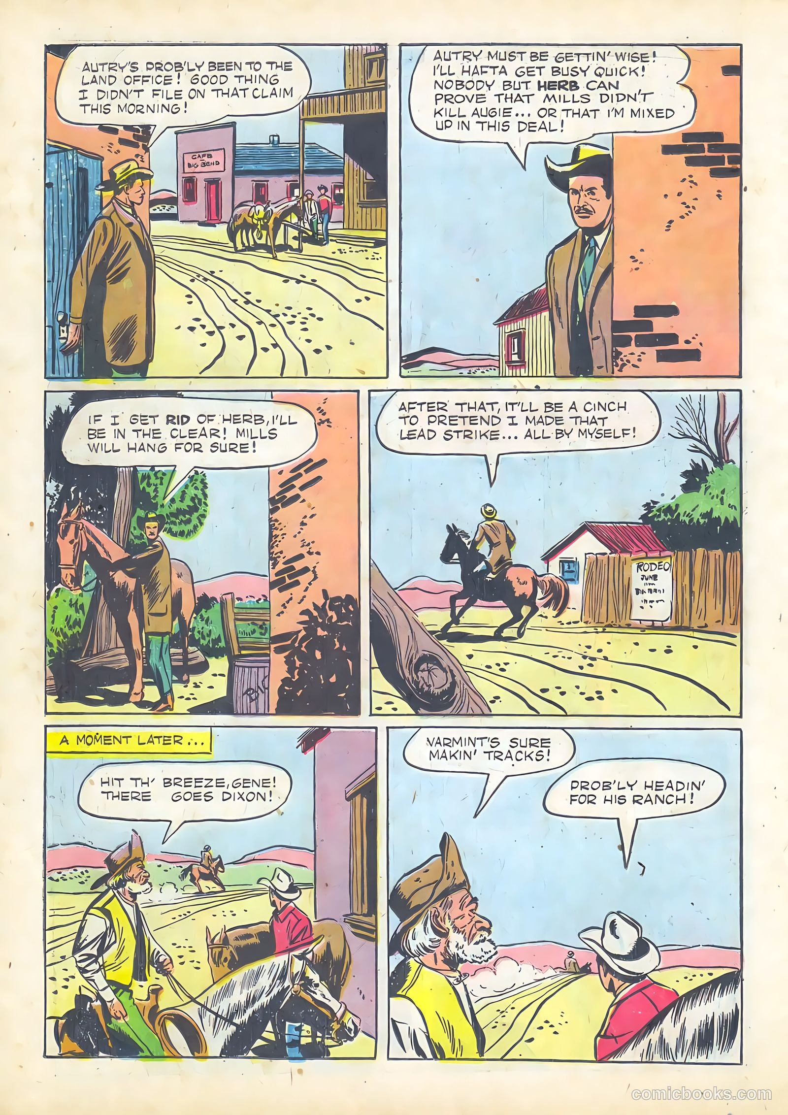 Gene Autry Comics #16 — page 22 of 36