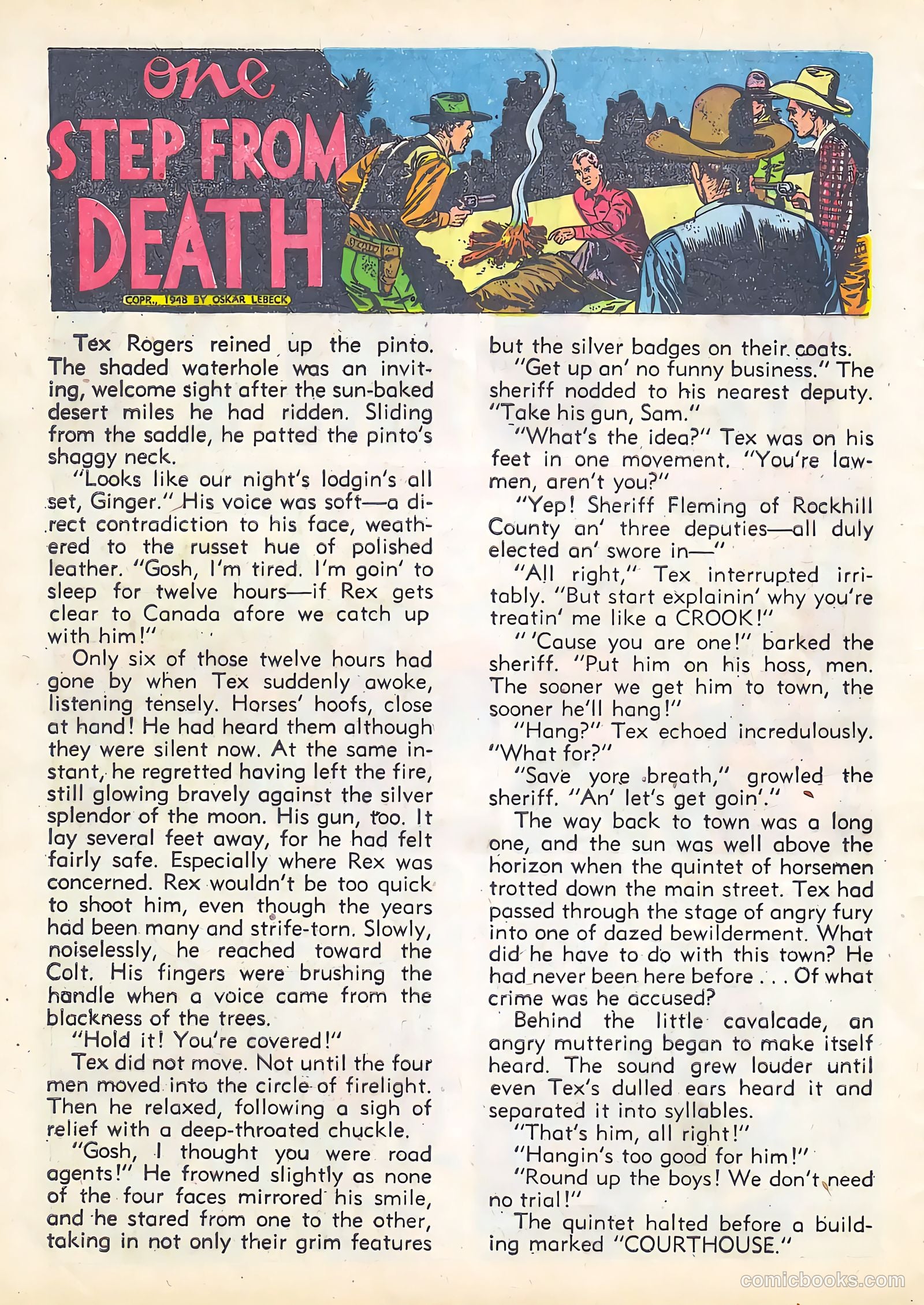 Gene Autry Comics #16 — page 28 of 36