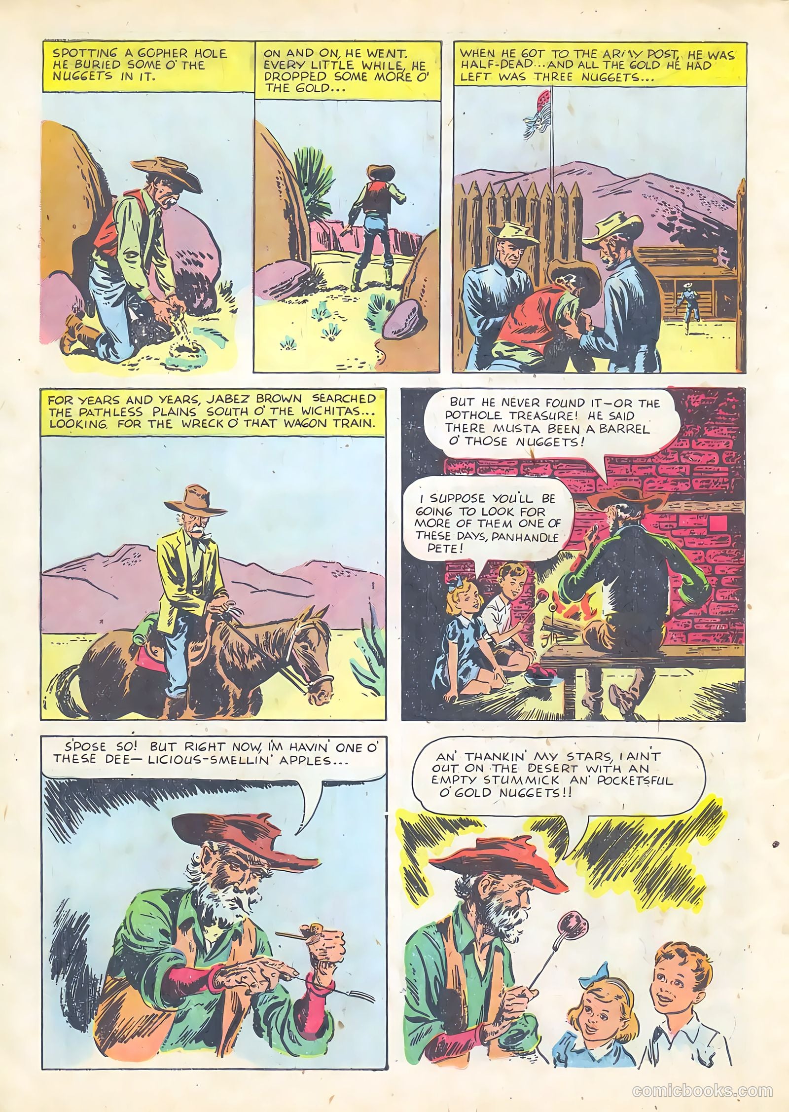 Gene Autry Comics #16 — page 34 of 36