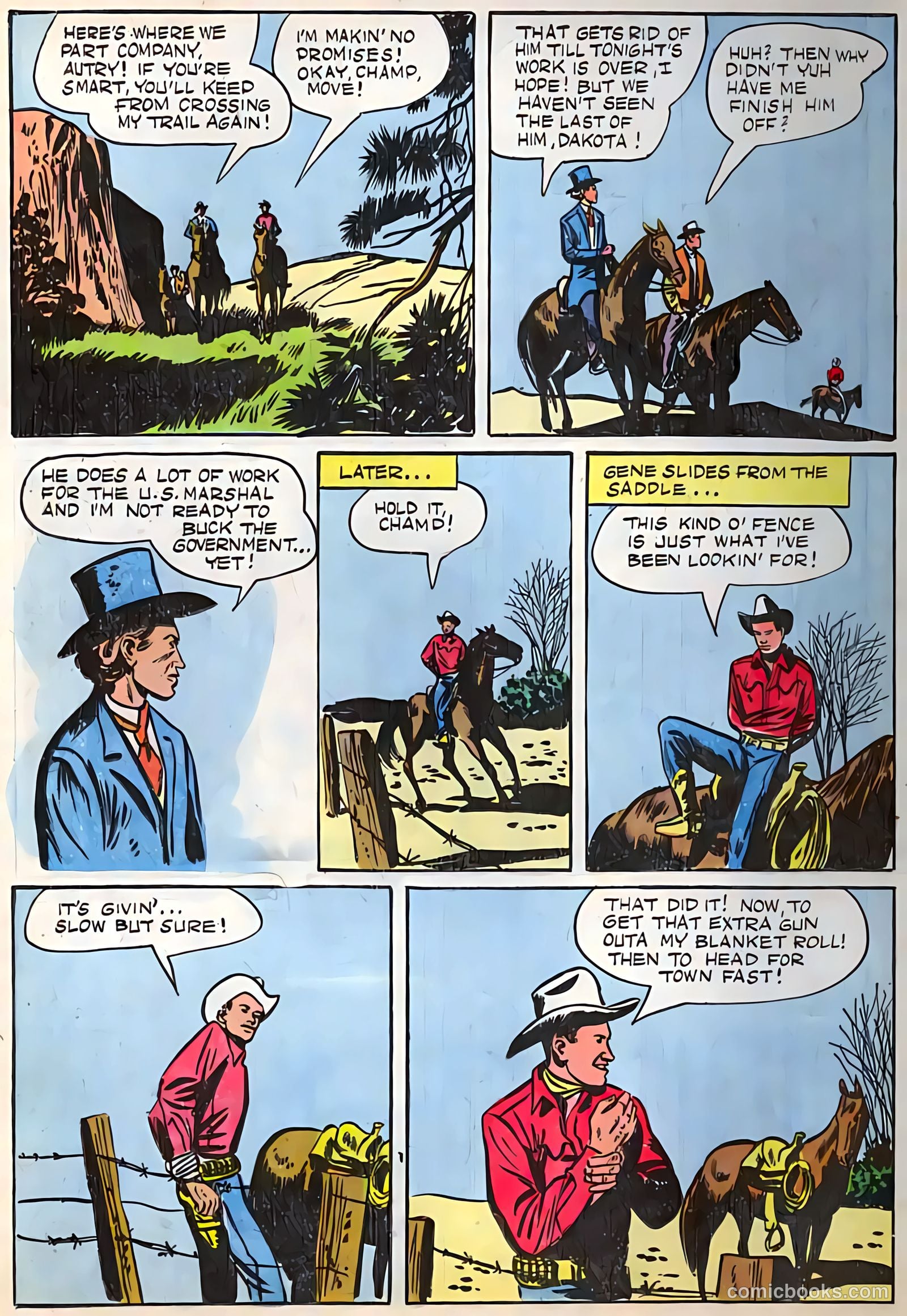 Gene Autry Comics #17 — page 21 of 26
