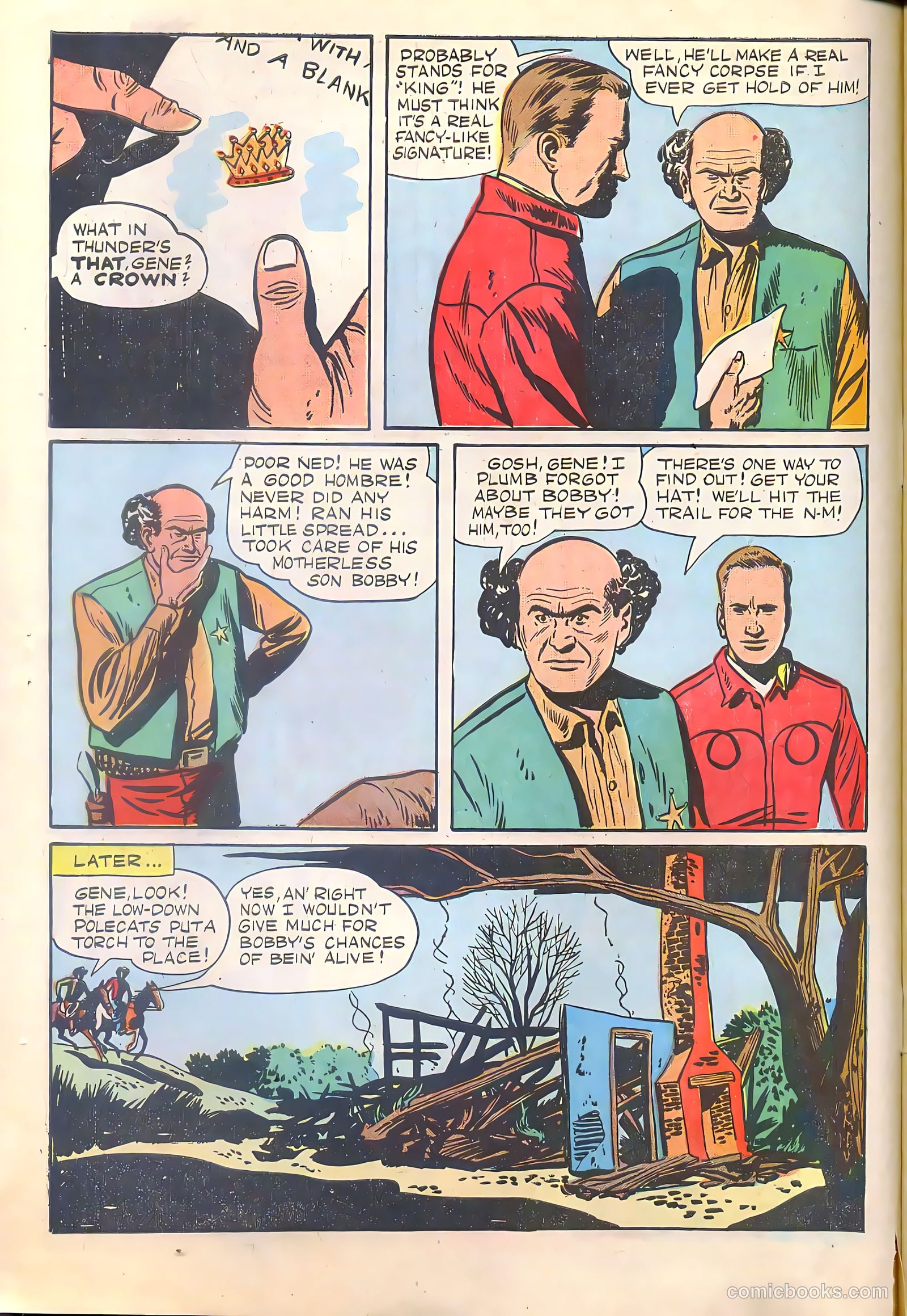Gene Autry Comics #18 — page 6 of 36