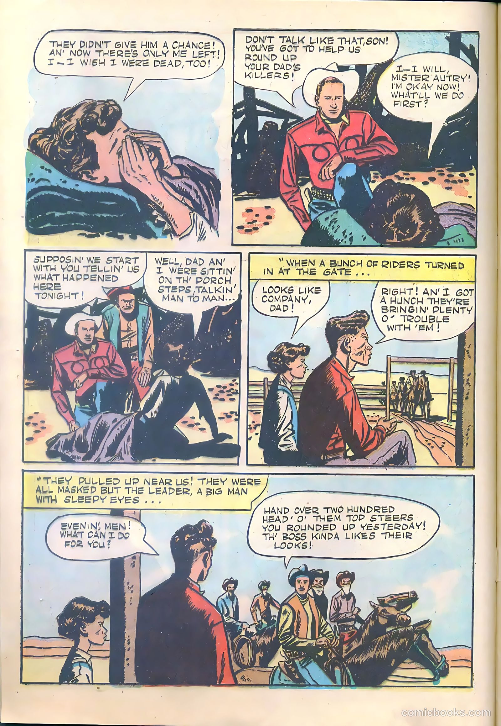 Gene Autry Comics #18 — page 8 of 36