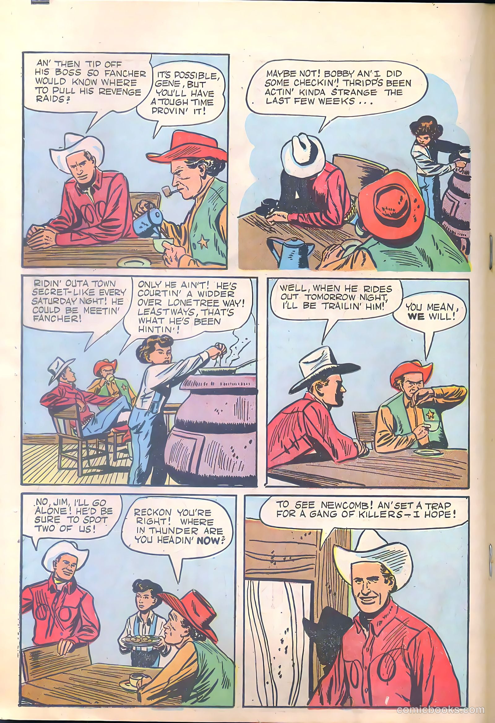 Gene Autry Comics #18 — page 18 of 36