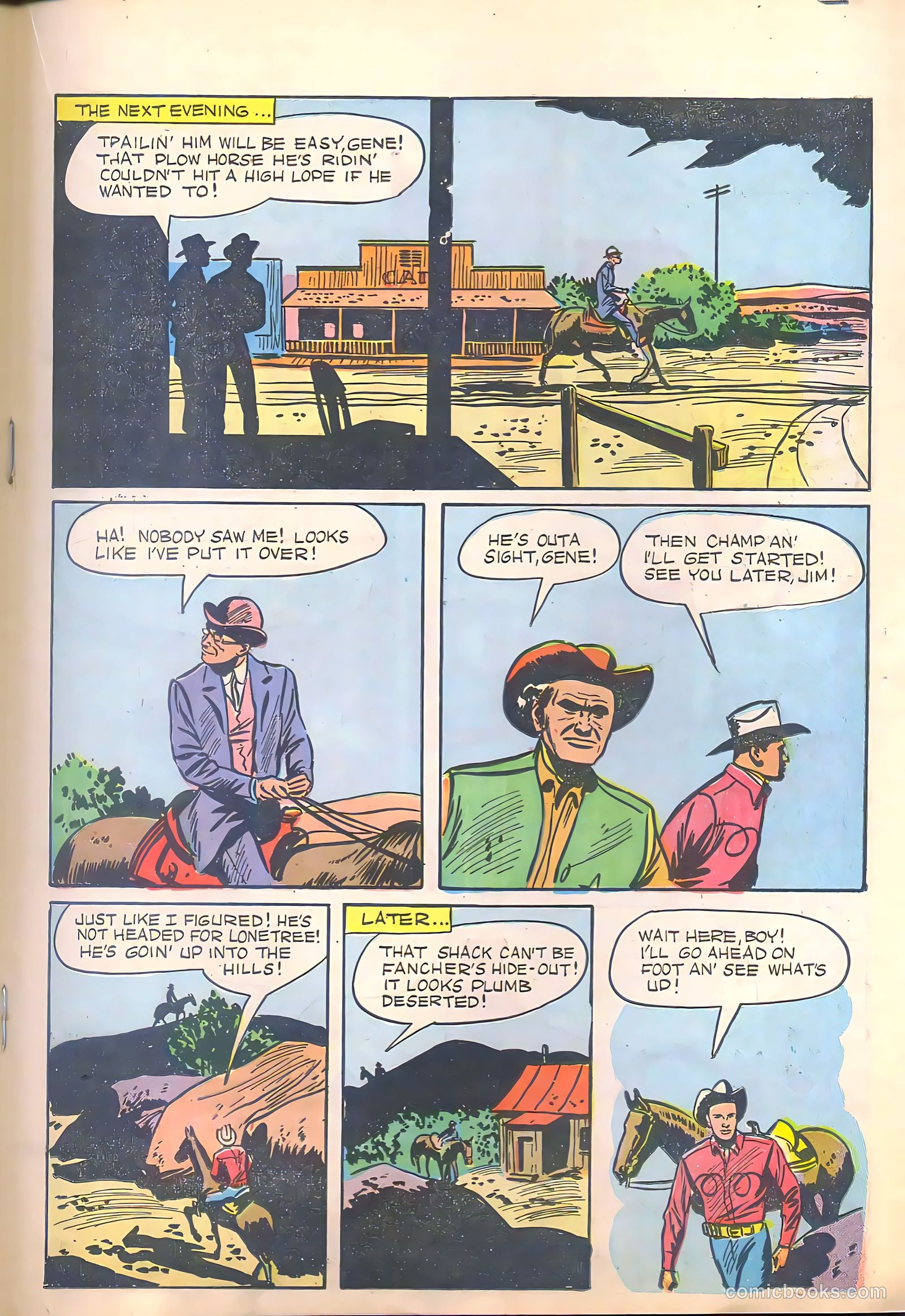 Gene Autry Comics #18 — page 19 of 36