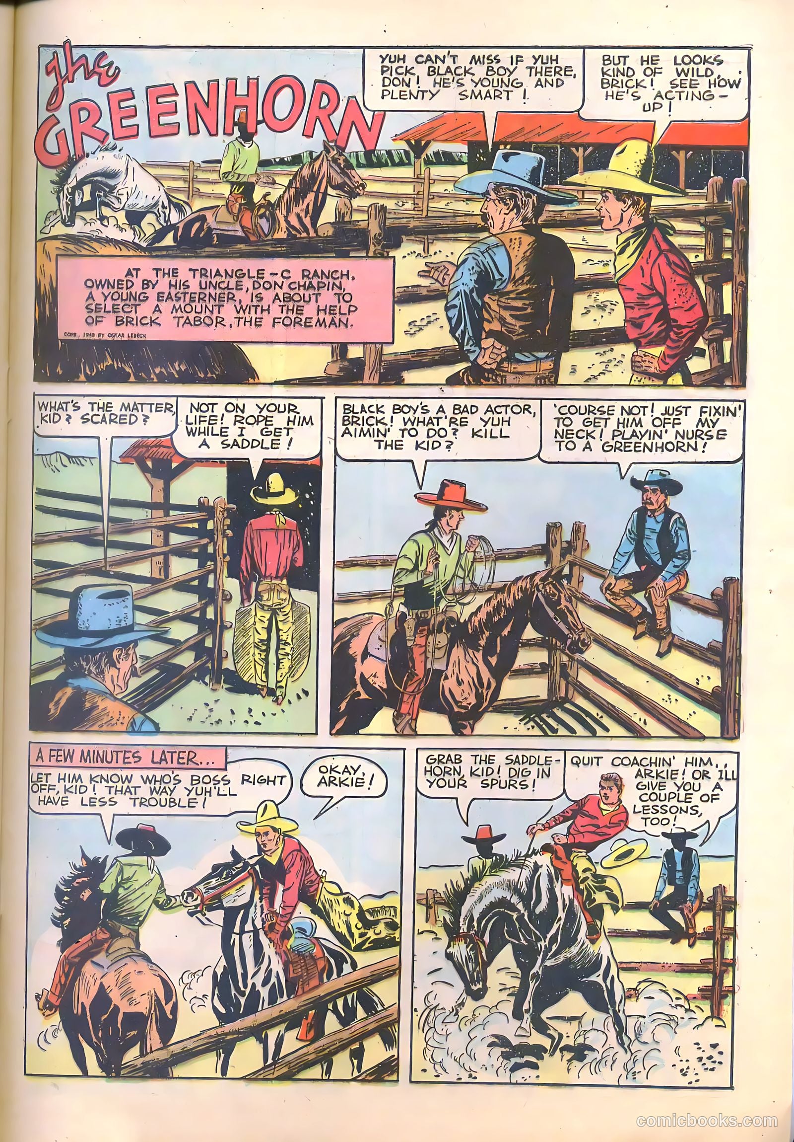 Gene Autry Comics #18 — page 29 of 36