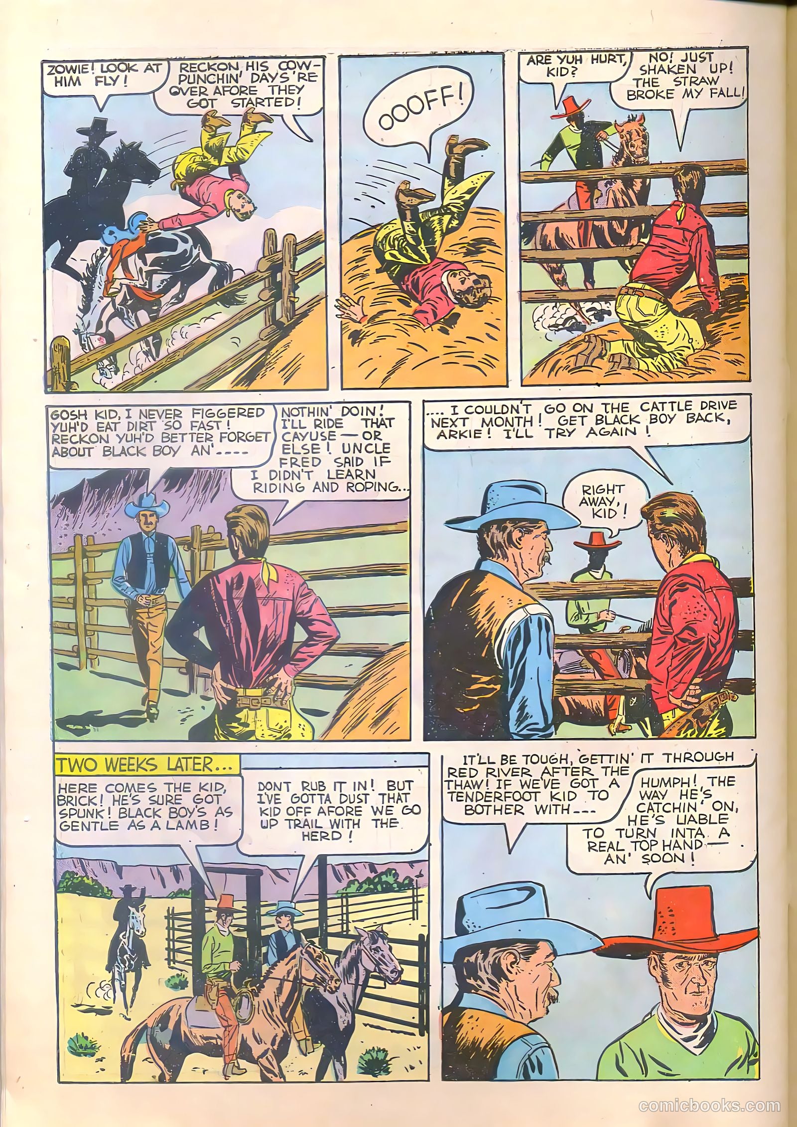 Gene Autry Comics #18 — page 30 of 36