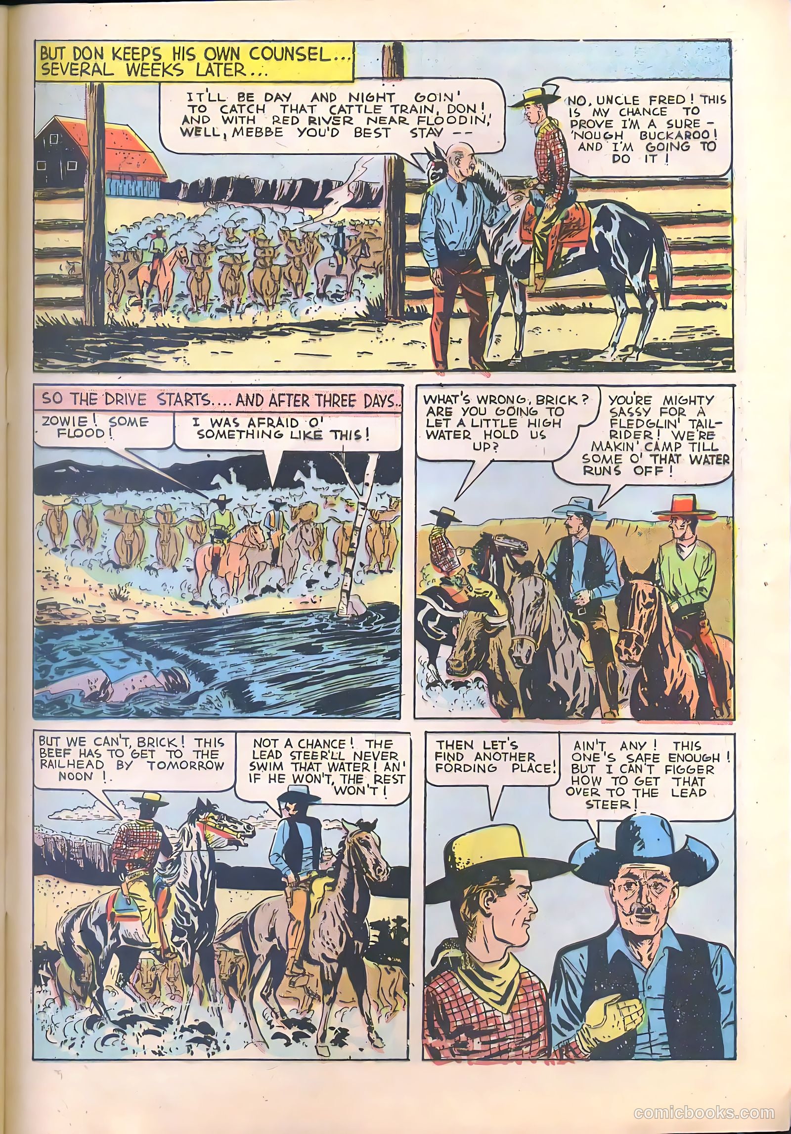 Gene Autry Comics #18 — page 33 of 36