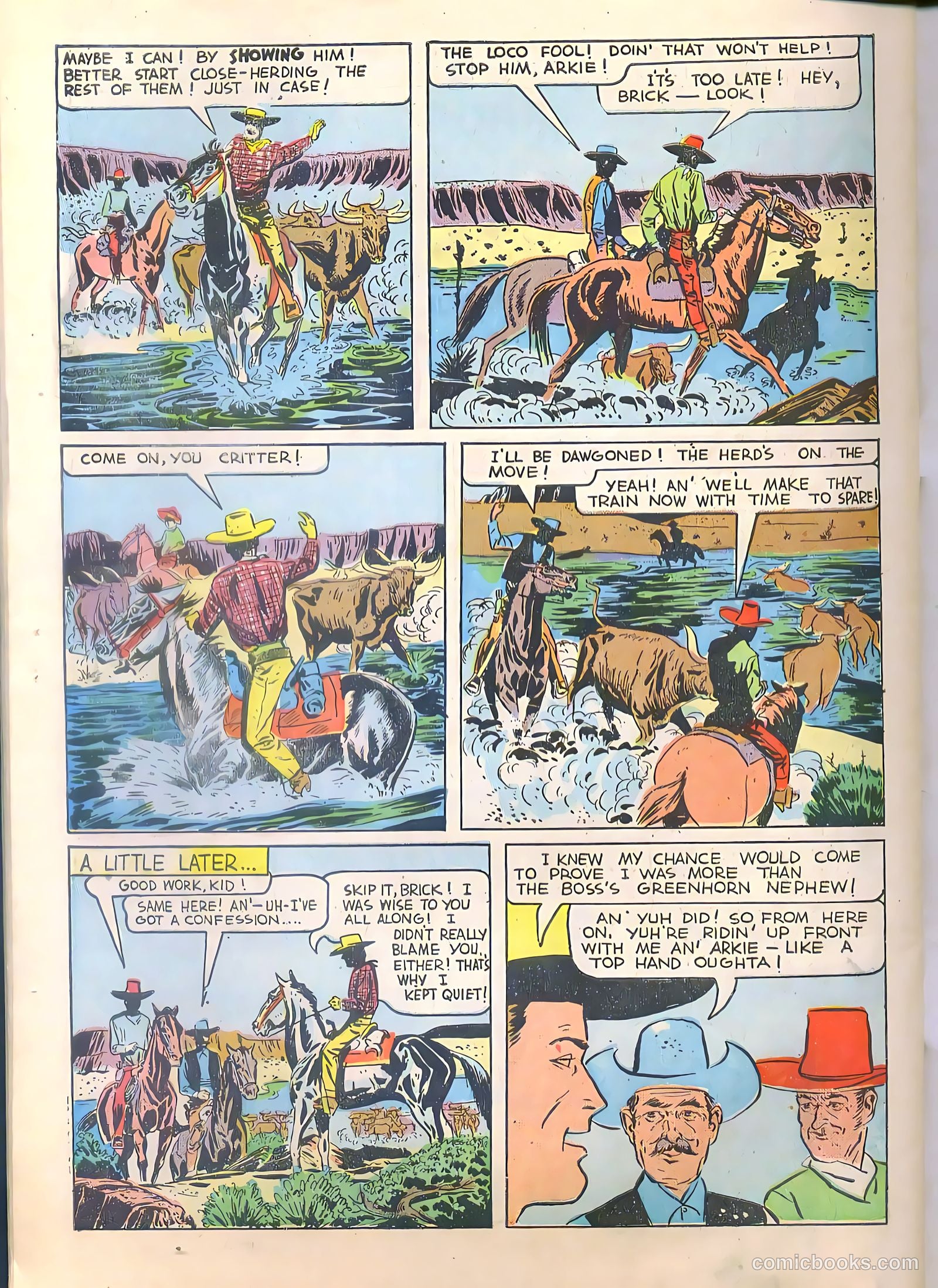 Gene Autry Comics #18 — page 34 of 36