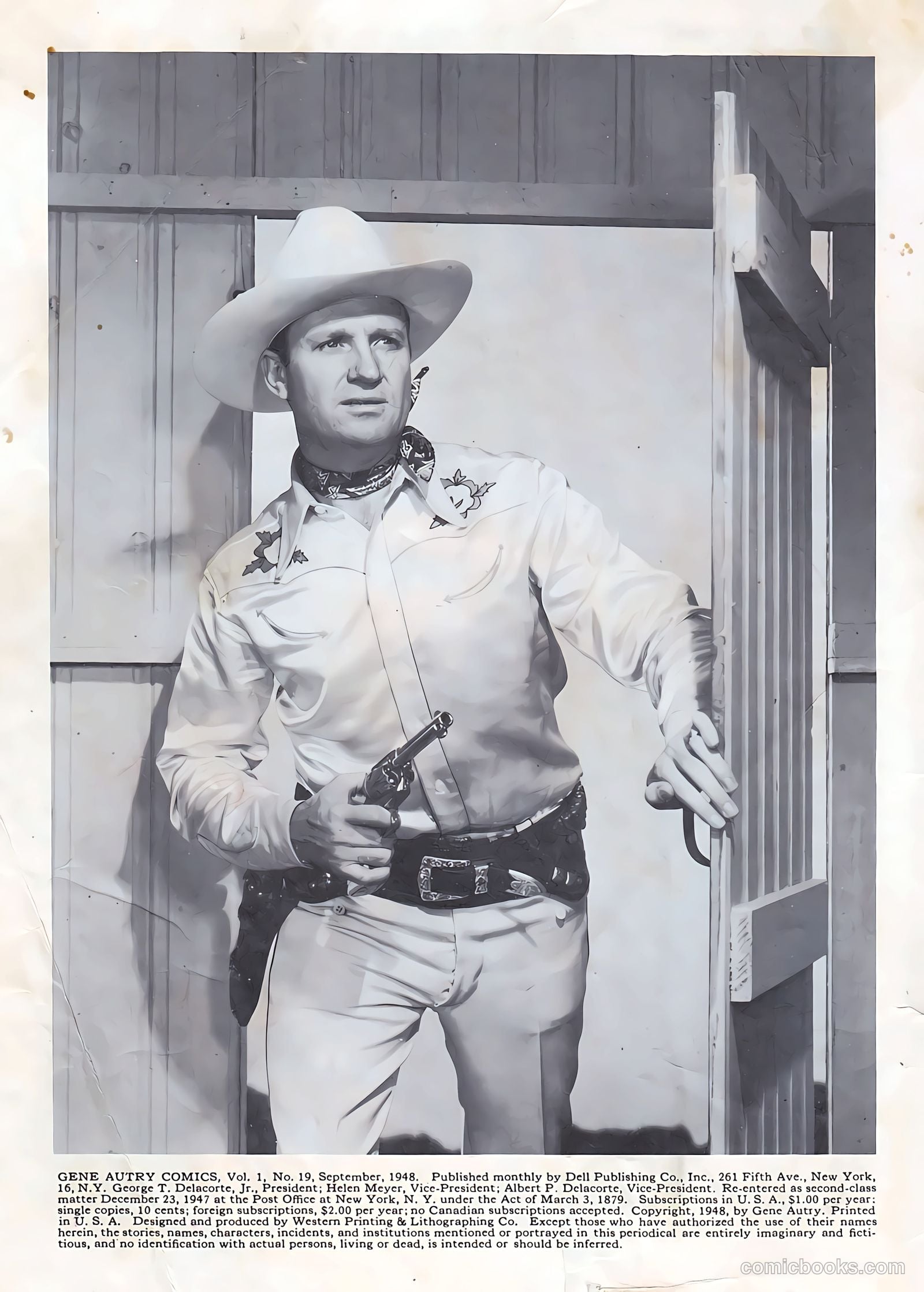 Gene Autry Comics #19 — page 2 of 36
