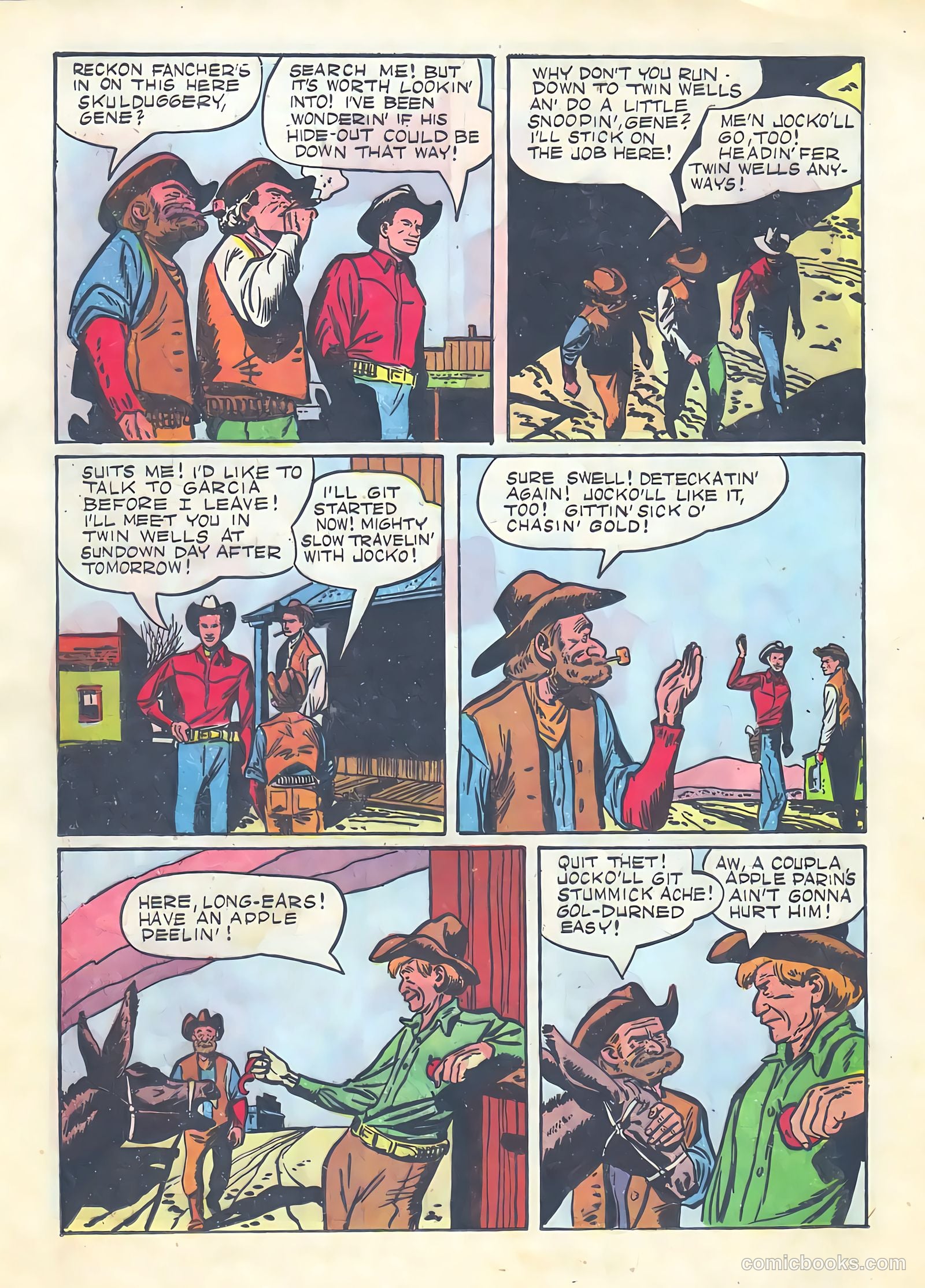 Gene Autry Comics #19 — page 16 of 36