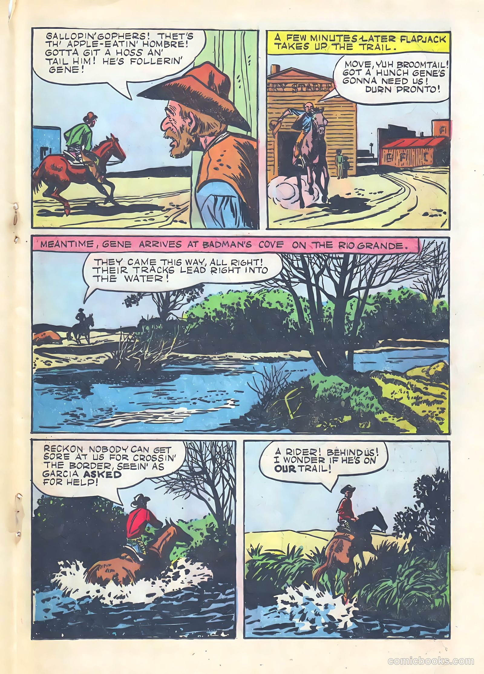 Gene Autry Comics #19 — page 21 of 36