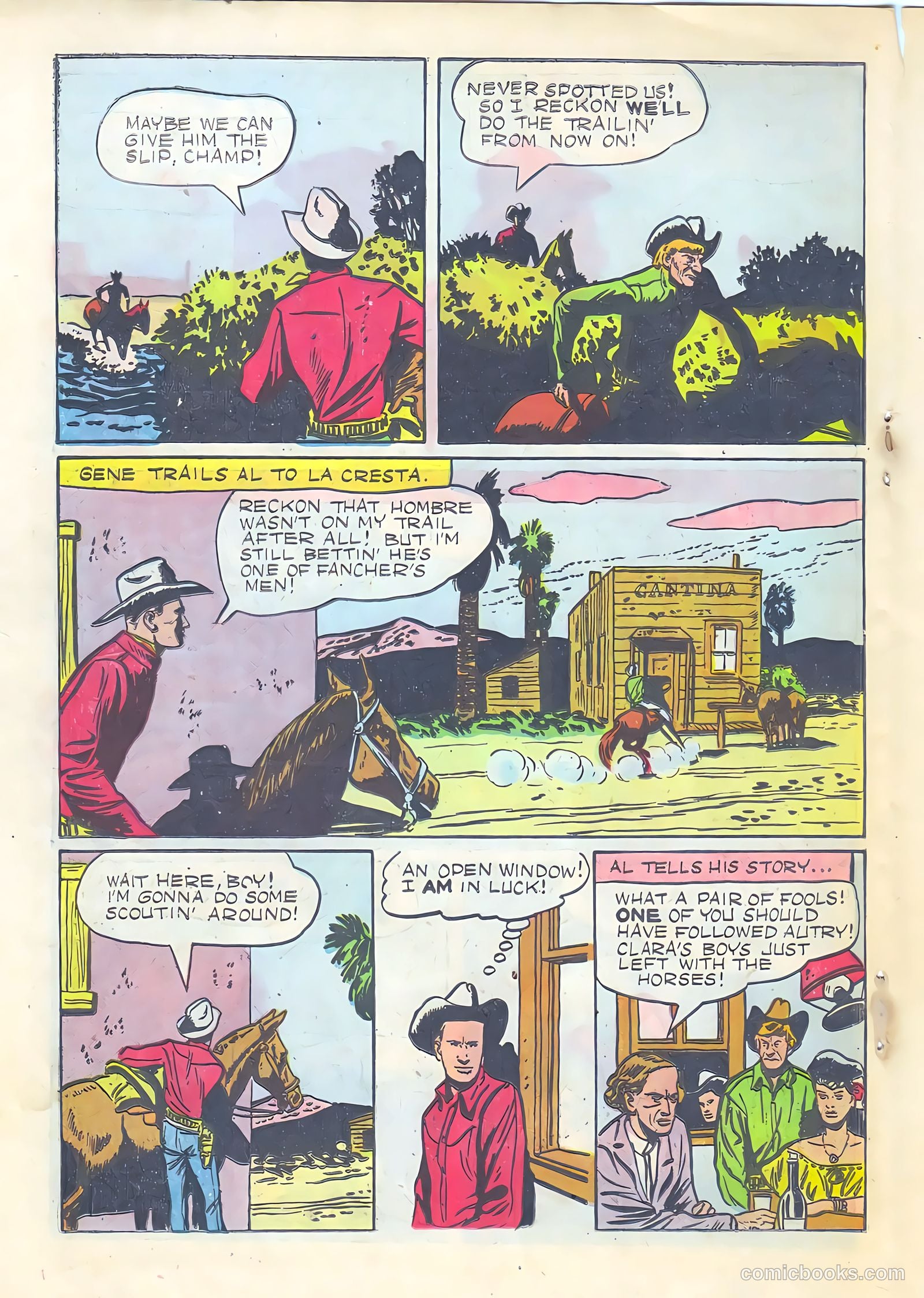 Gene Autry Comics #19 — page 22 of 36