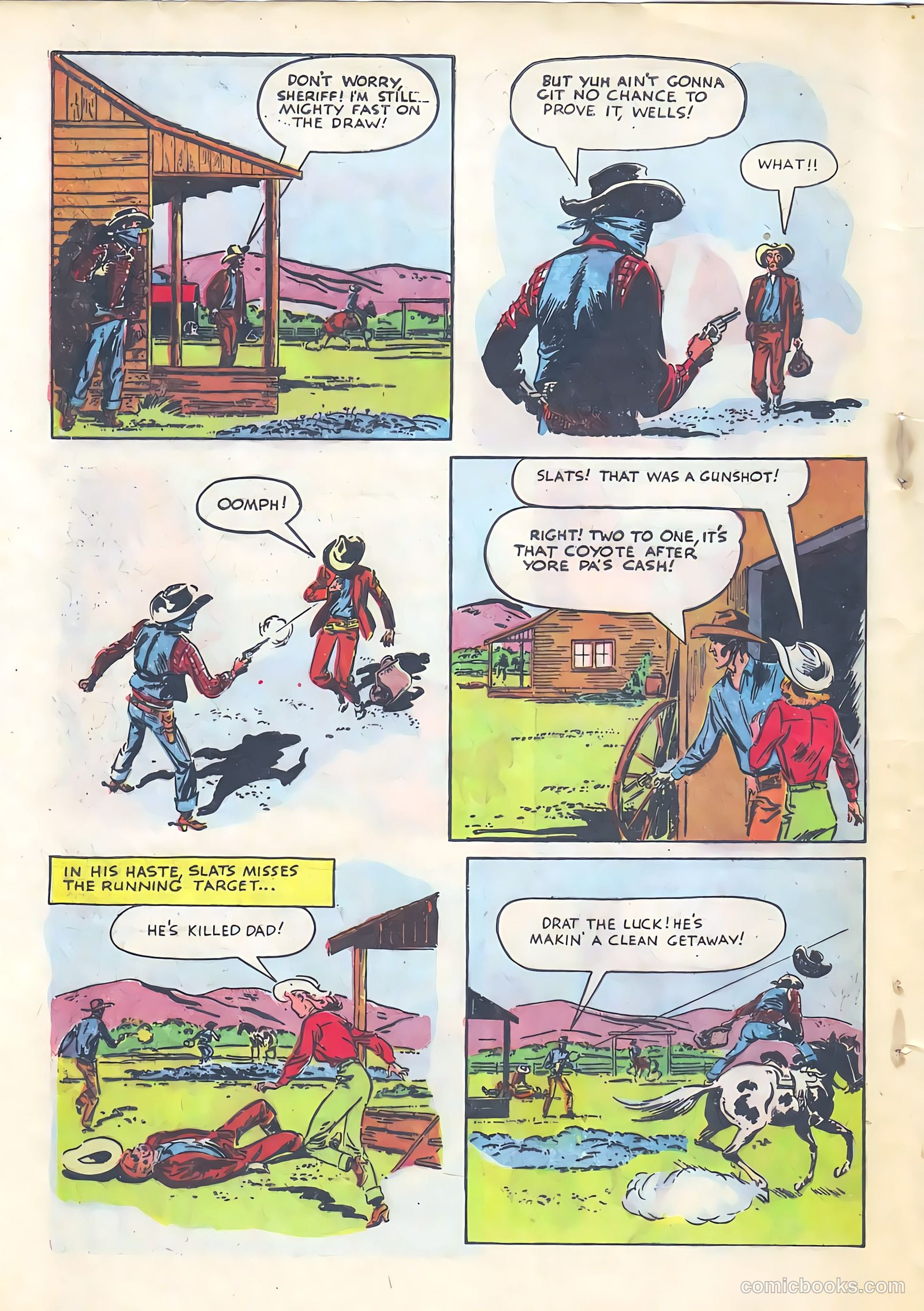 Gene Autry Comics #19 — page 32 of 36