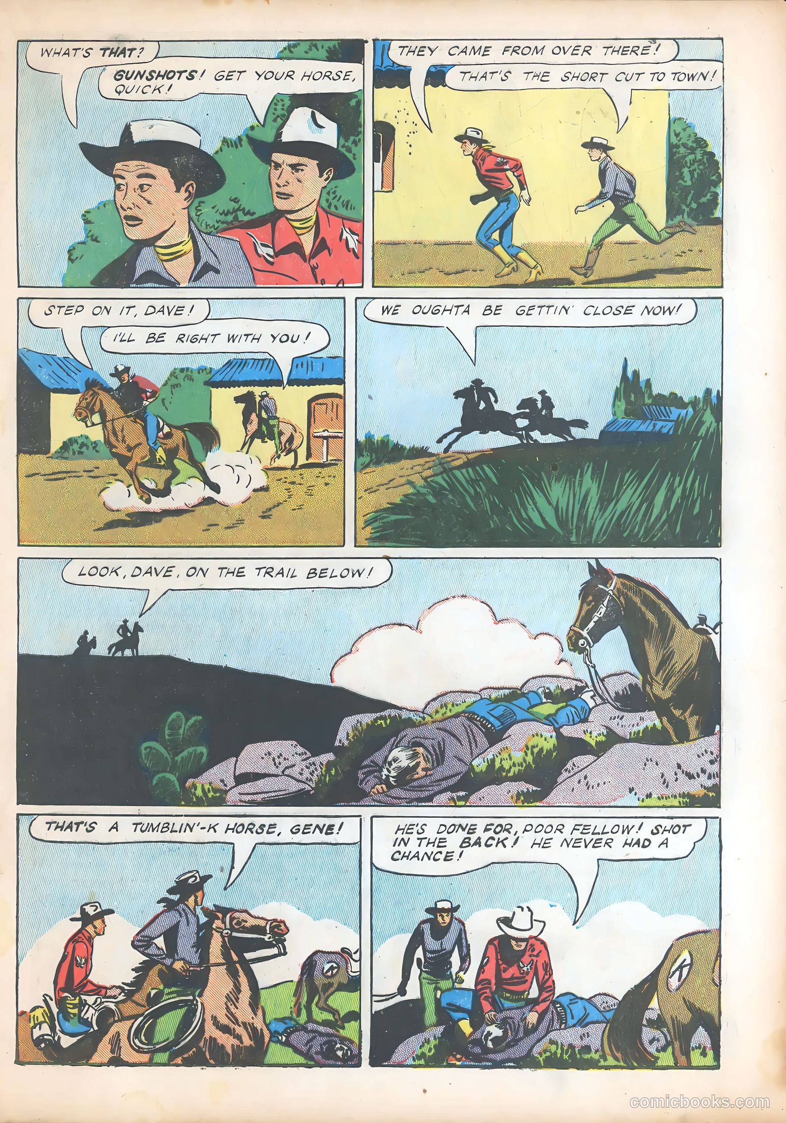 Gene Autry Comics #2 — page 6 of 53