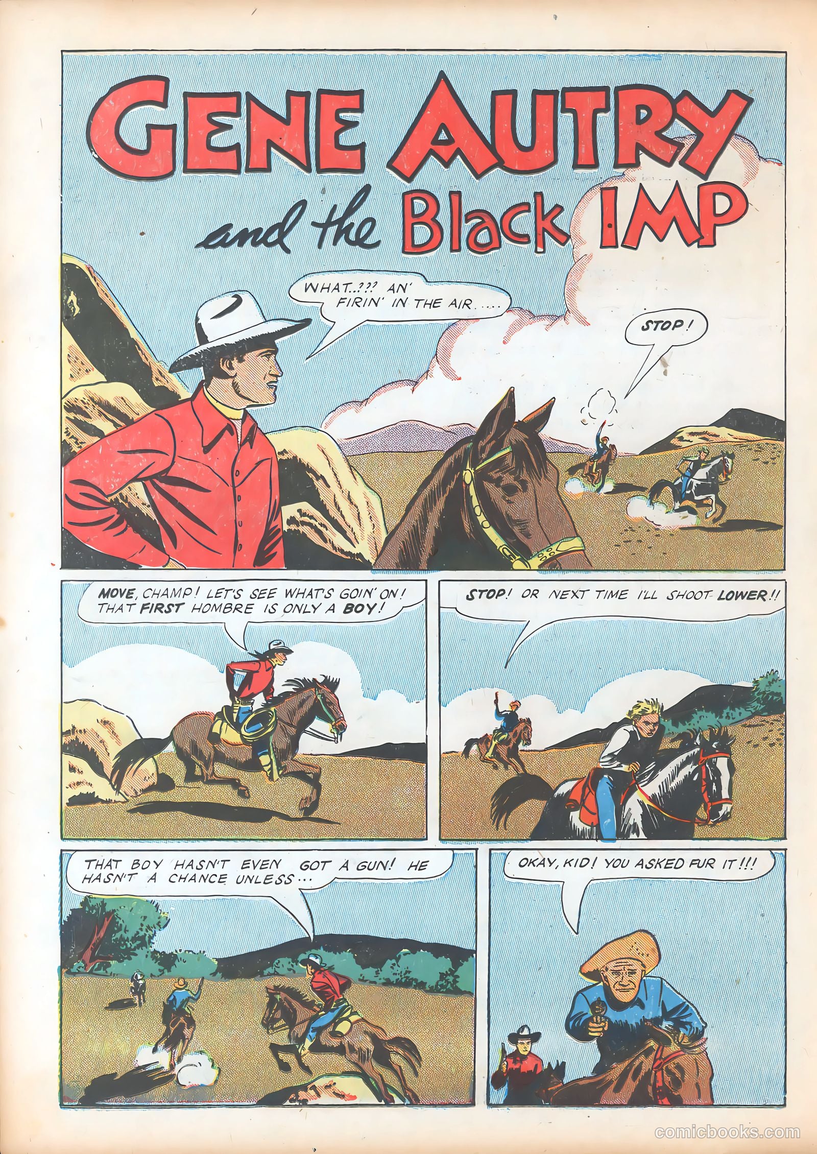 Gene Autry Comics #2 — page 33 of 53