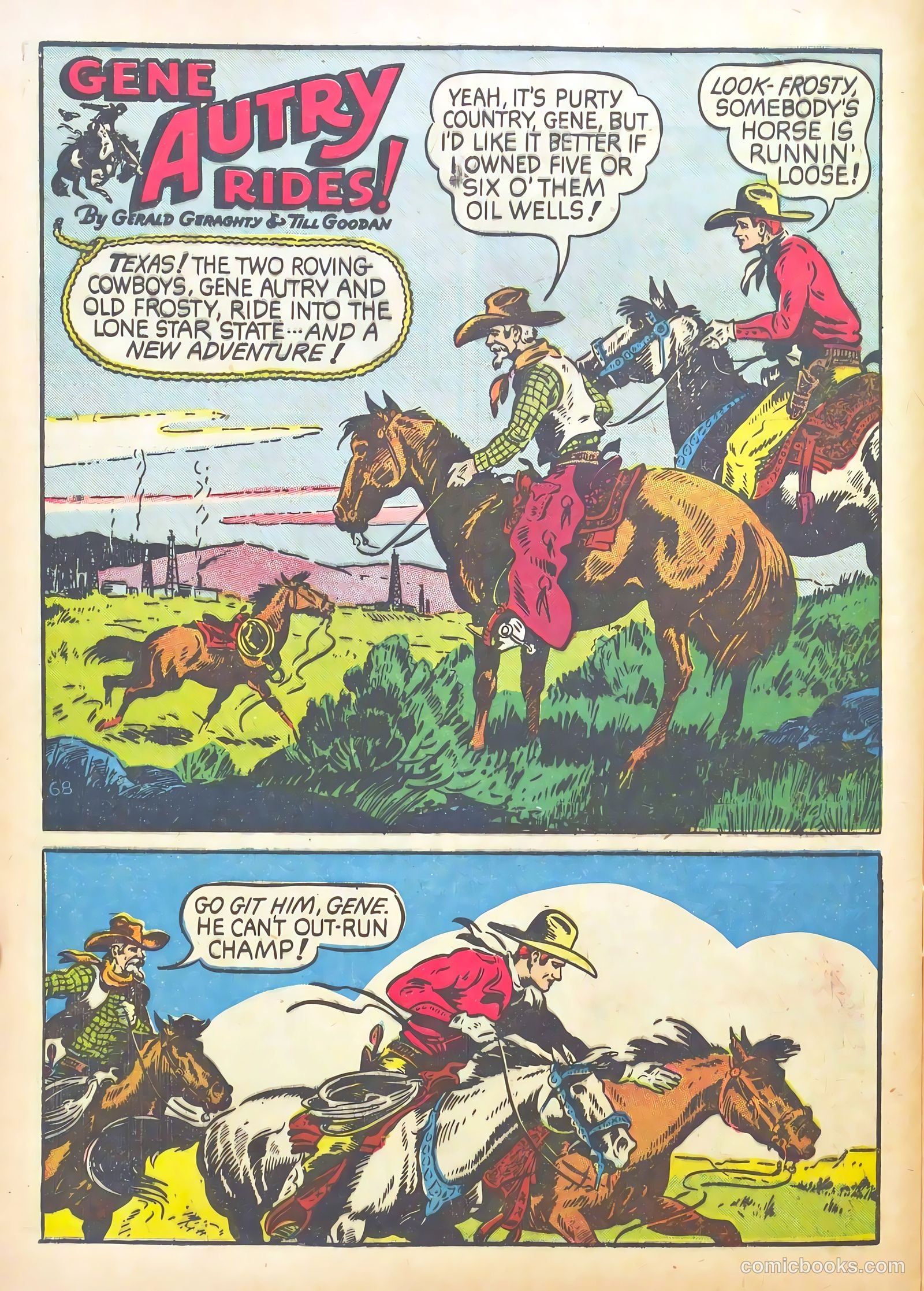 Gene Autry Comics #2 — page 52 of 68