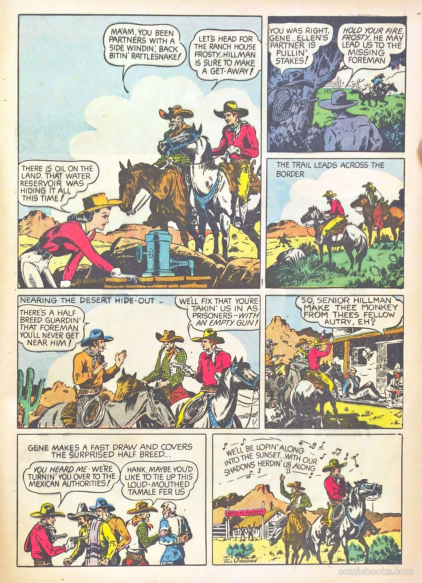 Gene Autry Comics #2 — page 57 of 68