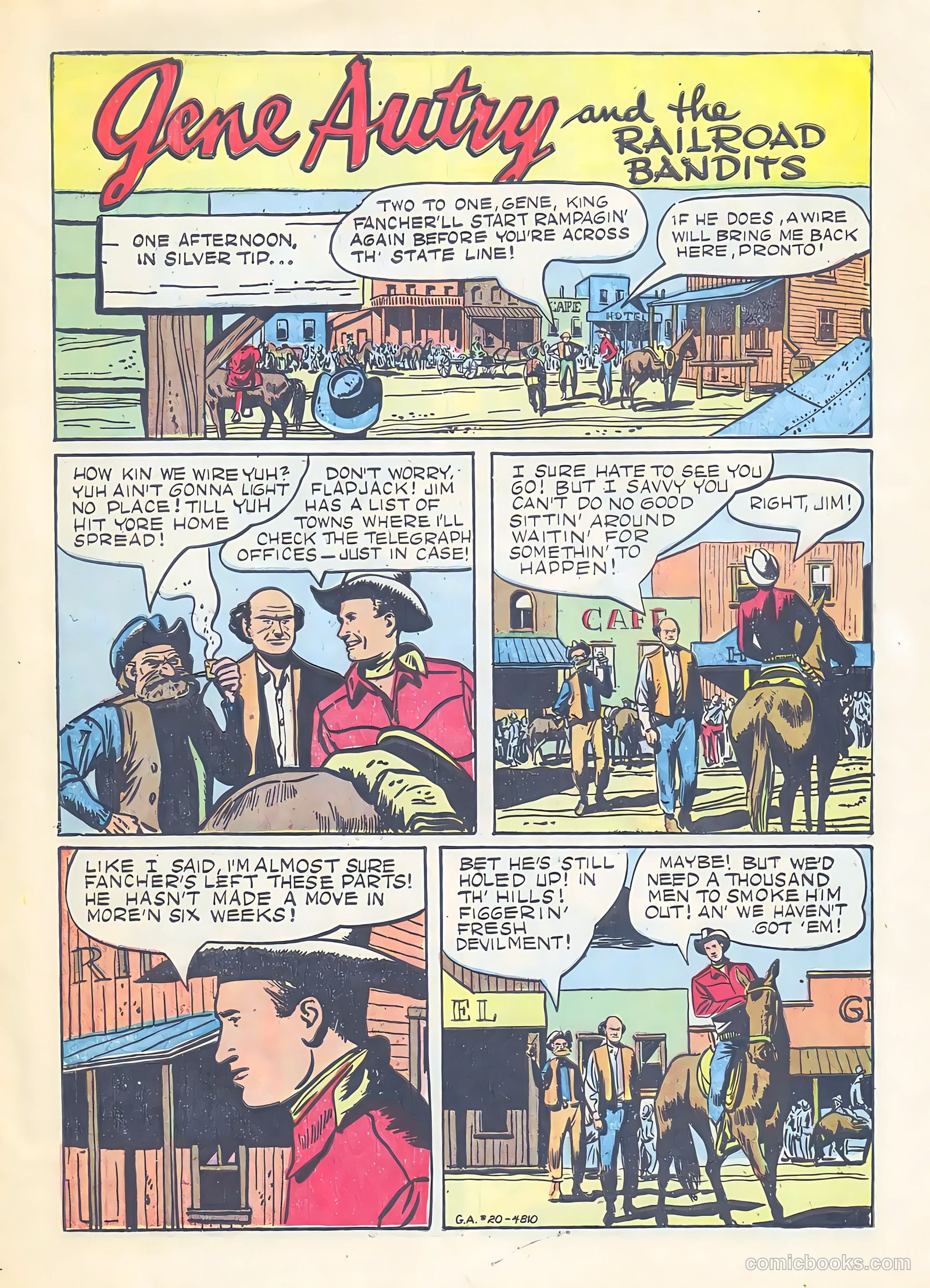 Gene Autry Comics #20 — page 3 of 36
