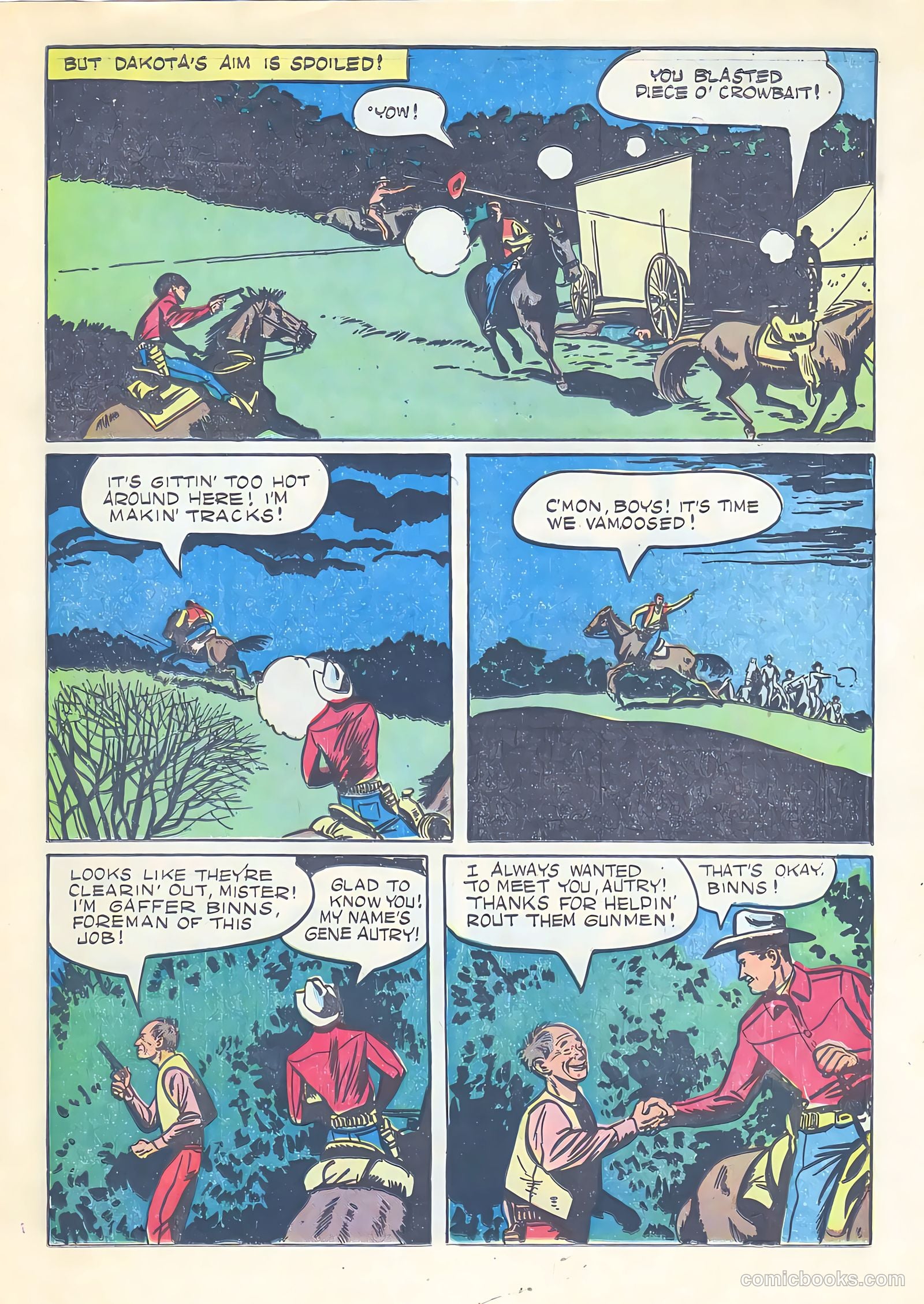 Gene Autry Comics #20 — page 15 of 36