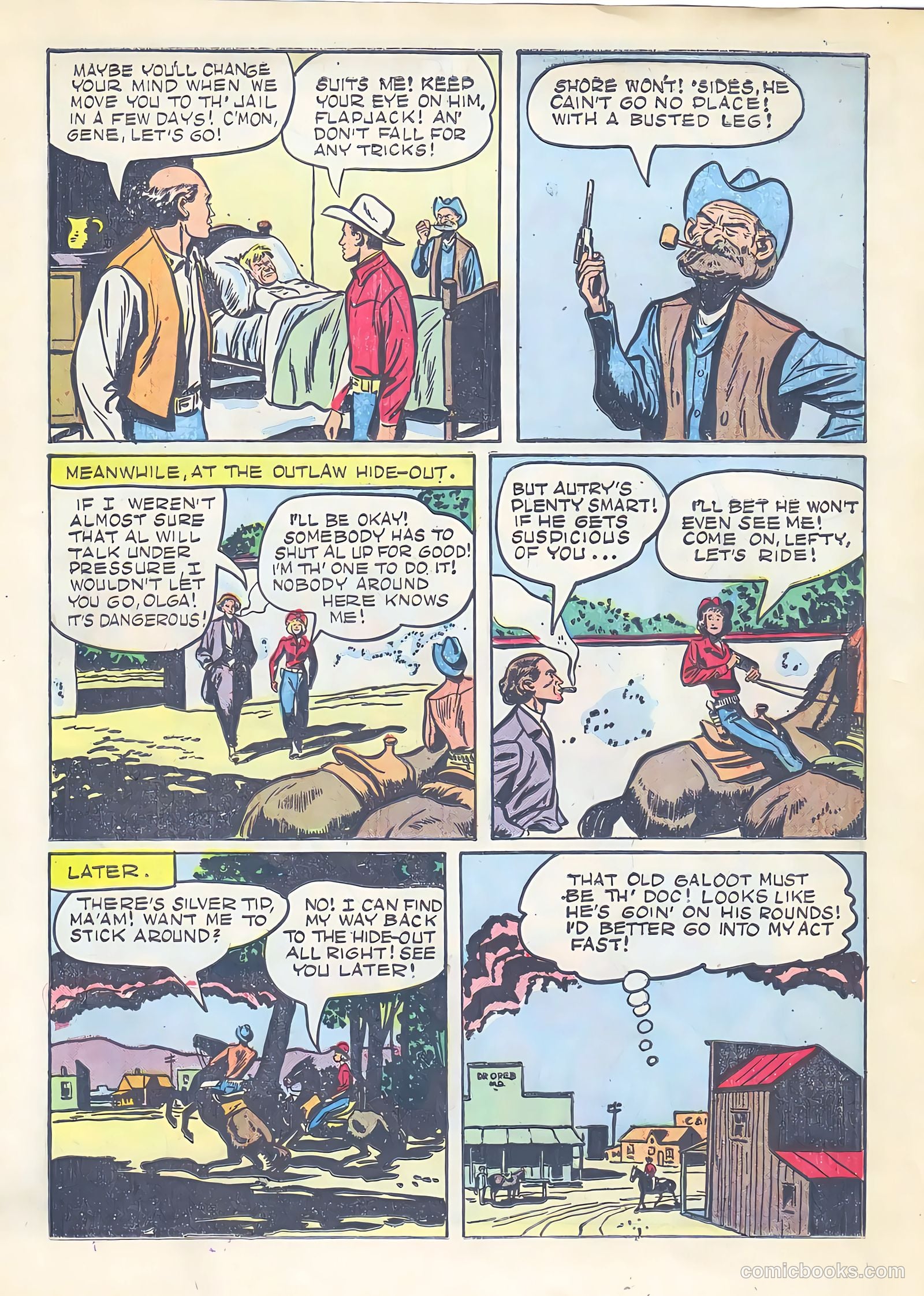 Gene Autry Comics #20 — page 18 of 36