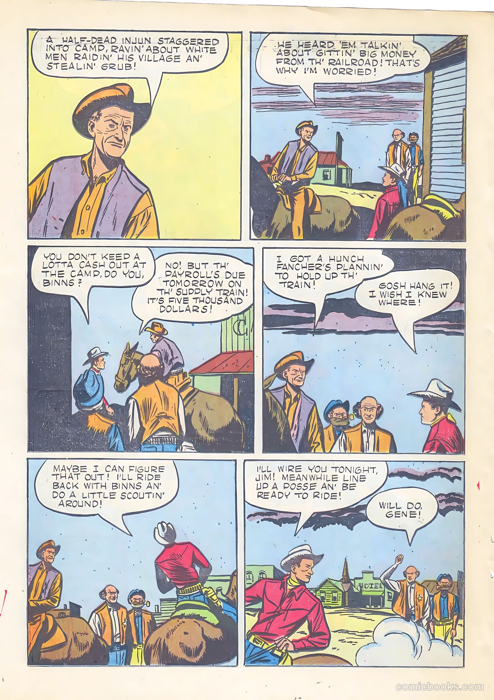 Gene Autry Comics #20 — page 22 of 36