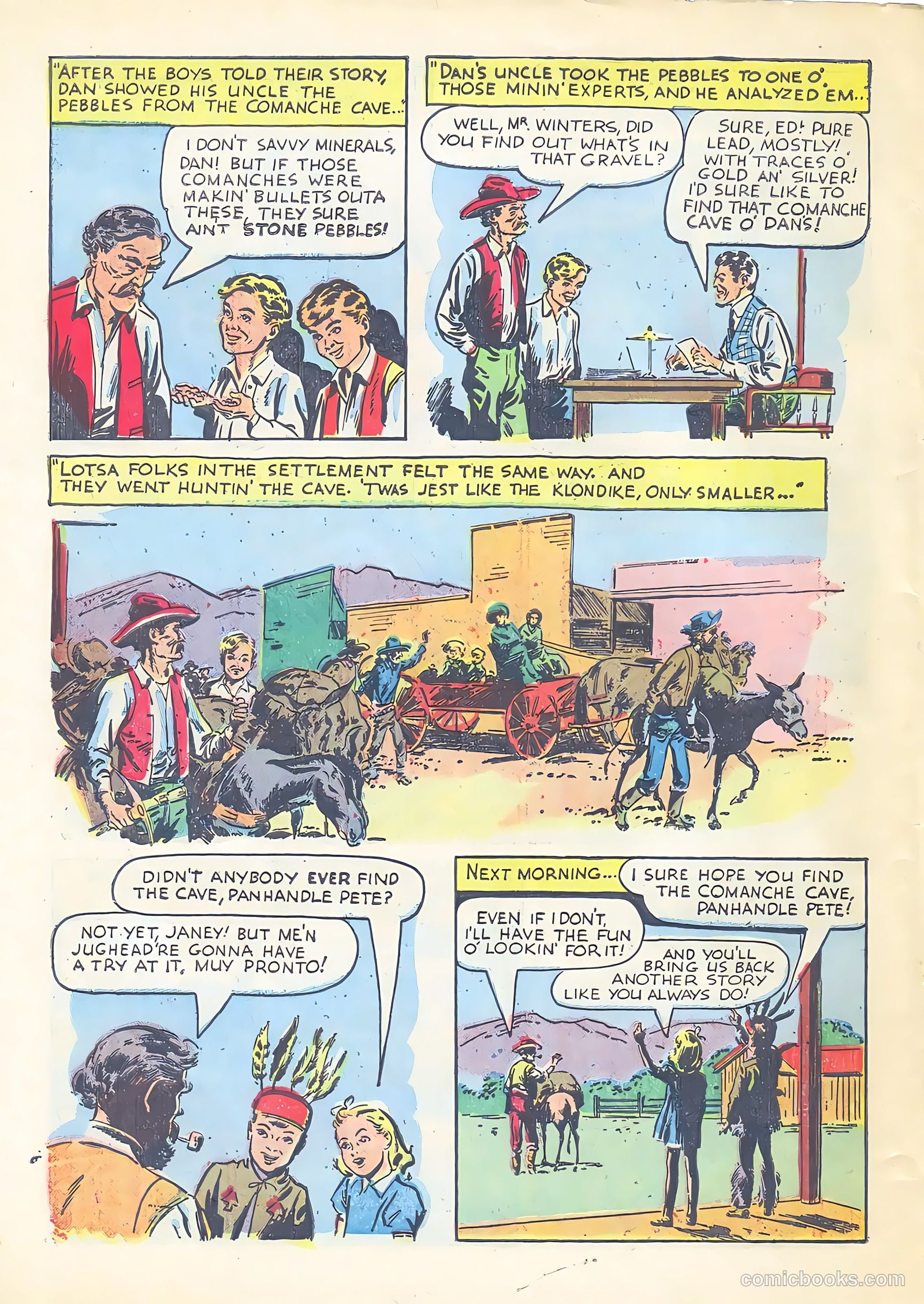 Gene Autry Comics #20 — page 34 of 36