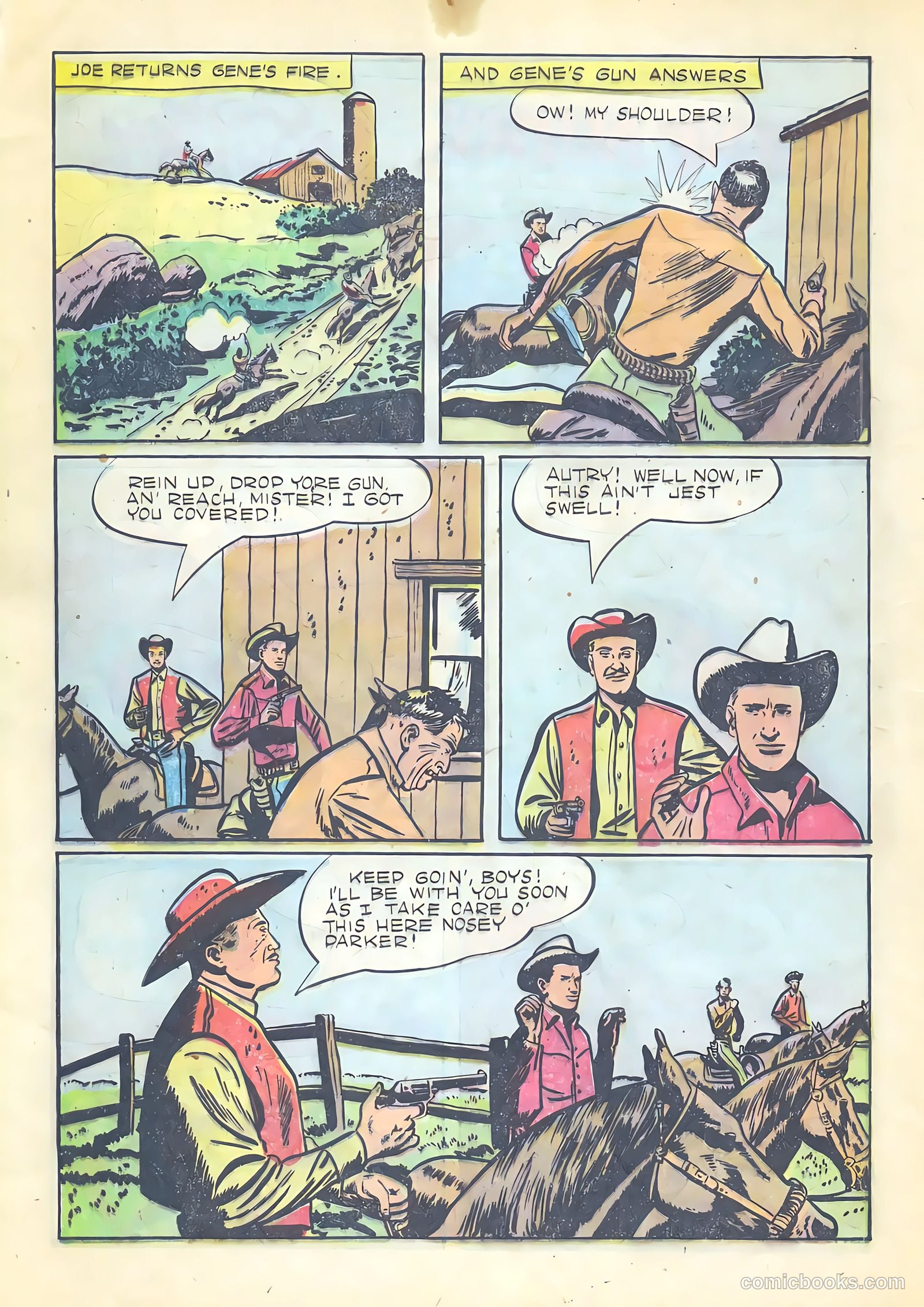 Gene Autry Comics #21 — page 4 of 36