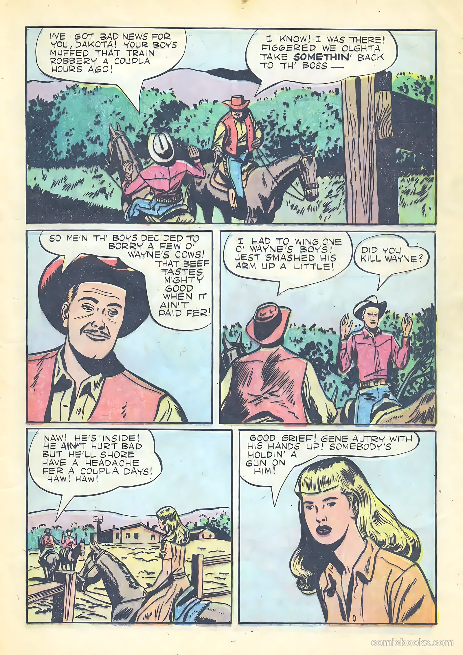 Gene Autry Comics #21 — page 5 of 36