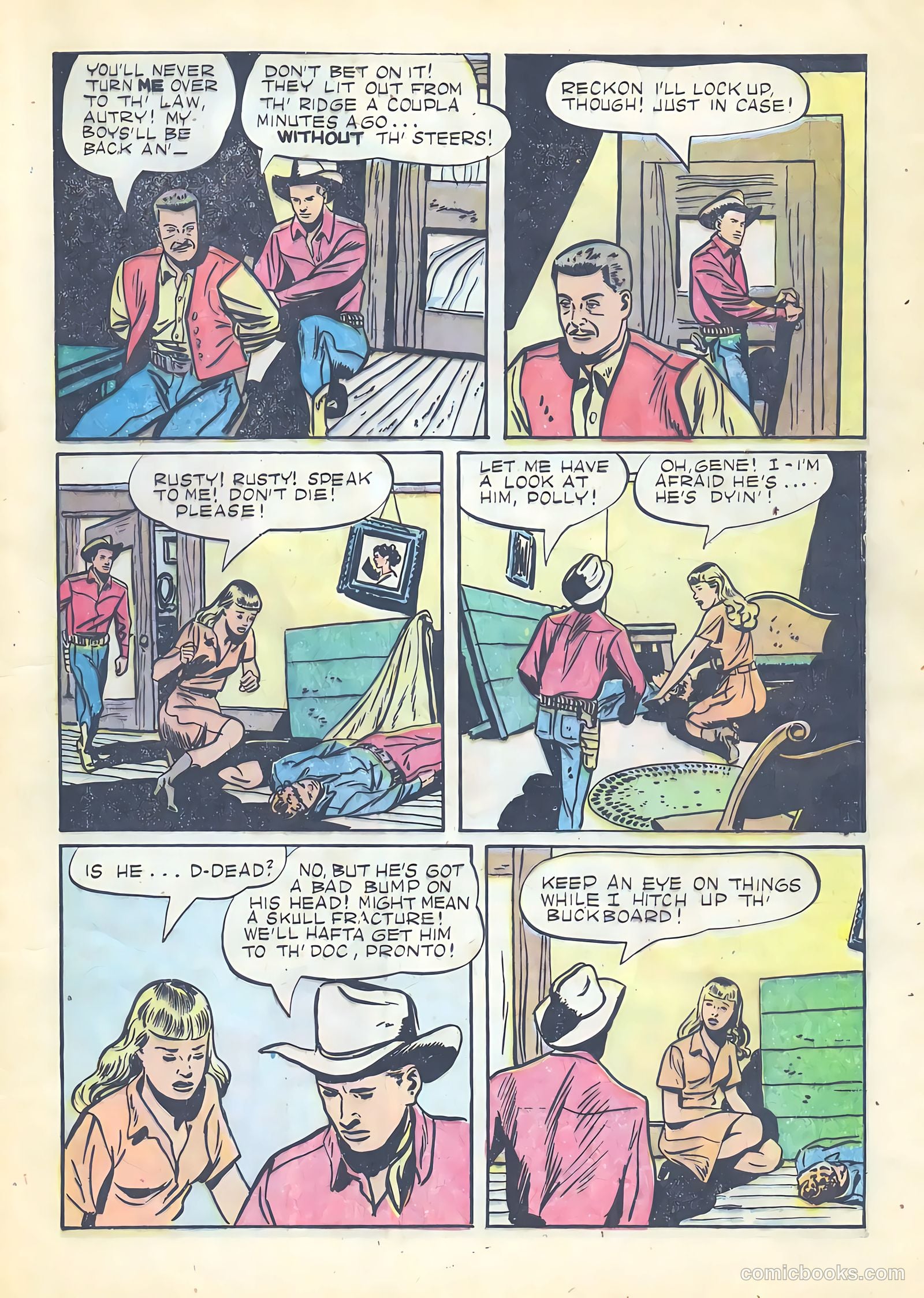Gene Autry Comics #21 — page 9 of 36