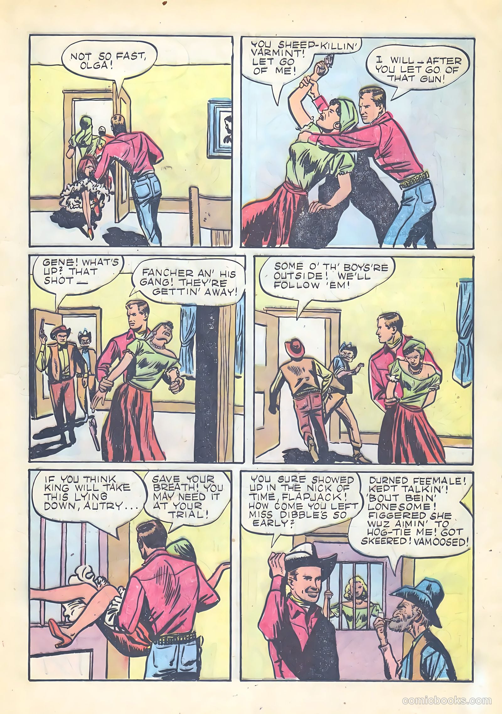 Gene Autry Comics #21 — page 17 of 36