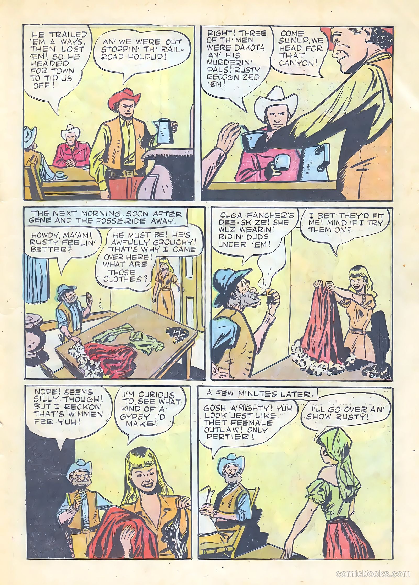 Gene Autry Comics #21 — page 19 of 36