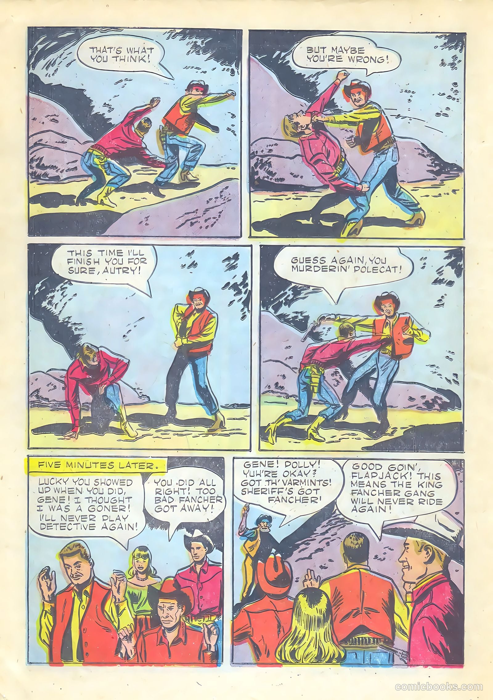 Gene Autry Comics #21 — page 26 of 36