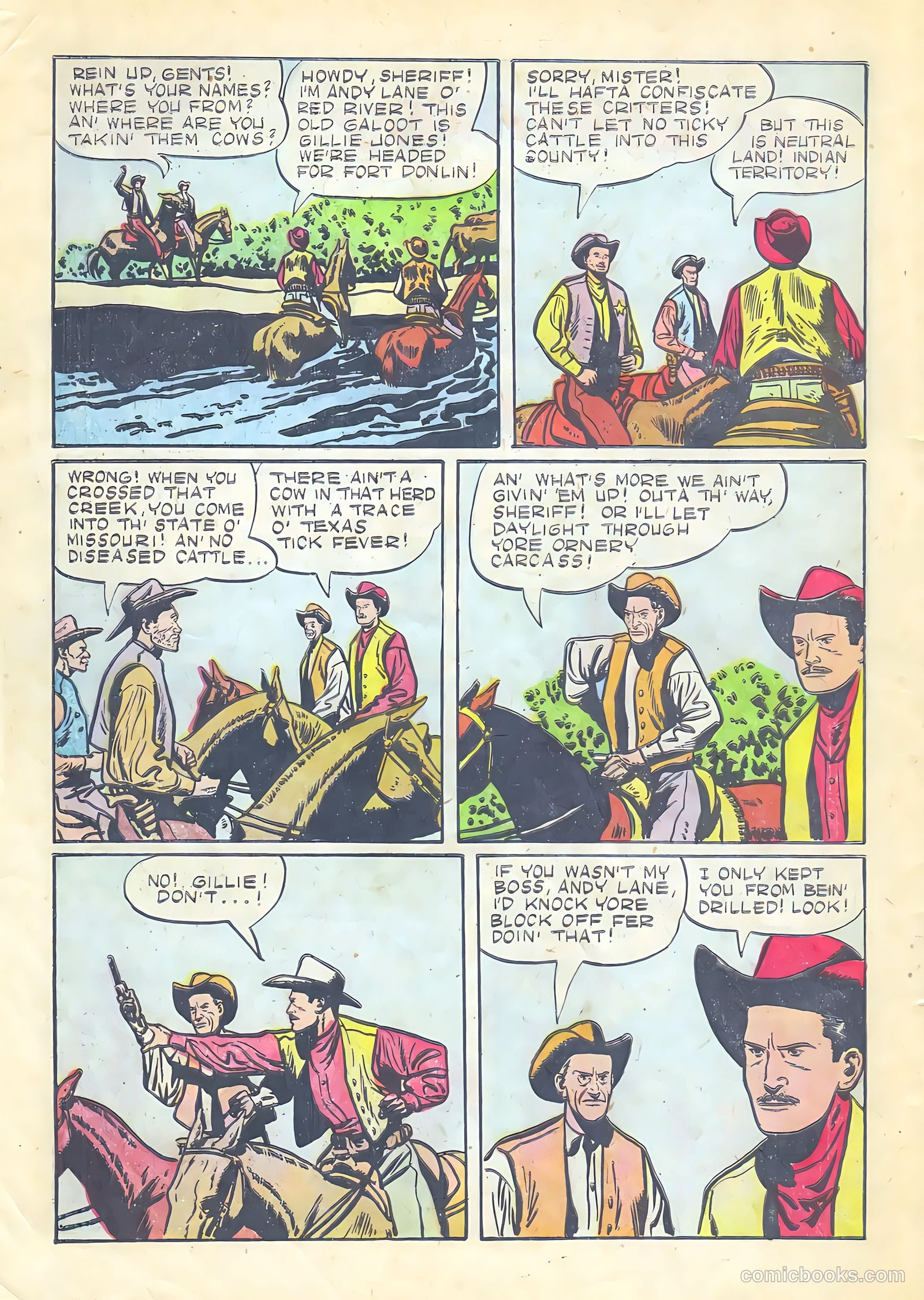 Gene Autry Comics #21 — page 30 of 36